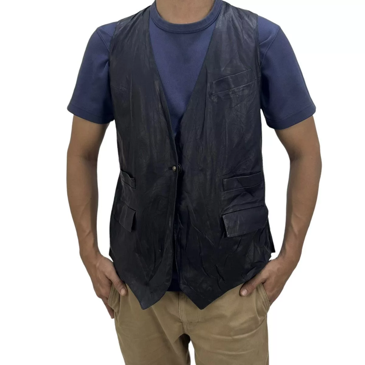 Isaac Sellam Experience Vests 🔥ISAAC SELLAM EXPERIENCE LAMBSKIN BLACK VEST