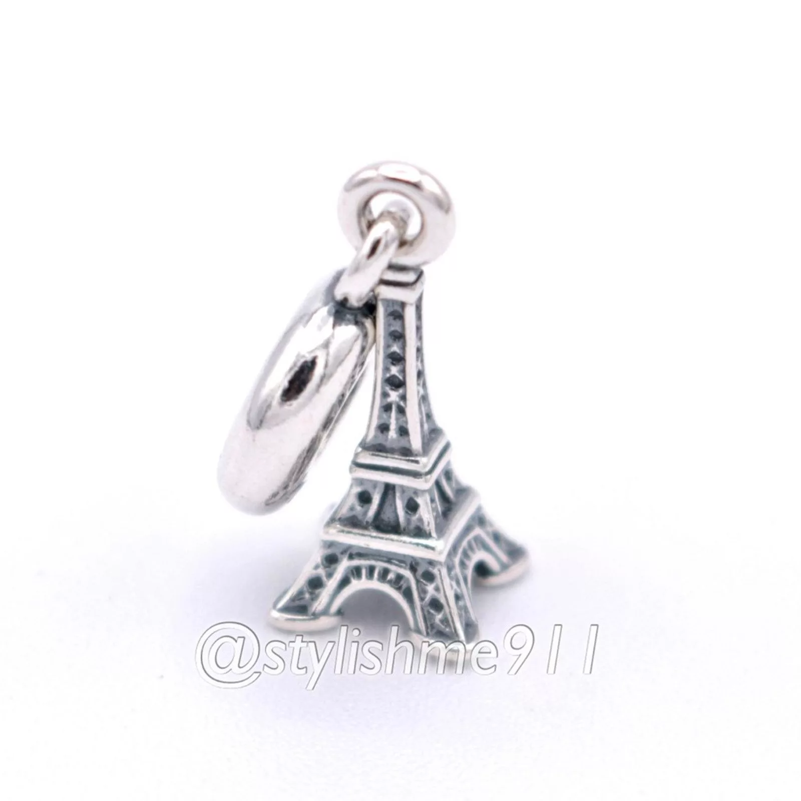 pandora Charms Authentic PANDORA Eiffel Tower Paris Dangle - 791082 Silver