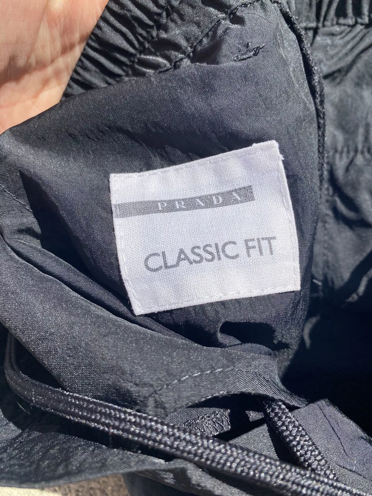 Prada Casual Pants Prada × Vintage Prada Classic Fit Nylon Pants . 90s Black