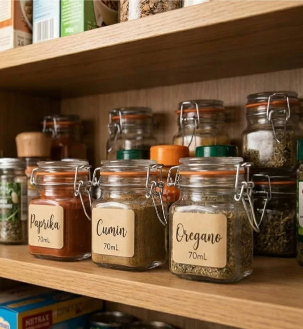 Square Swing Top Jar 2.3 oz