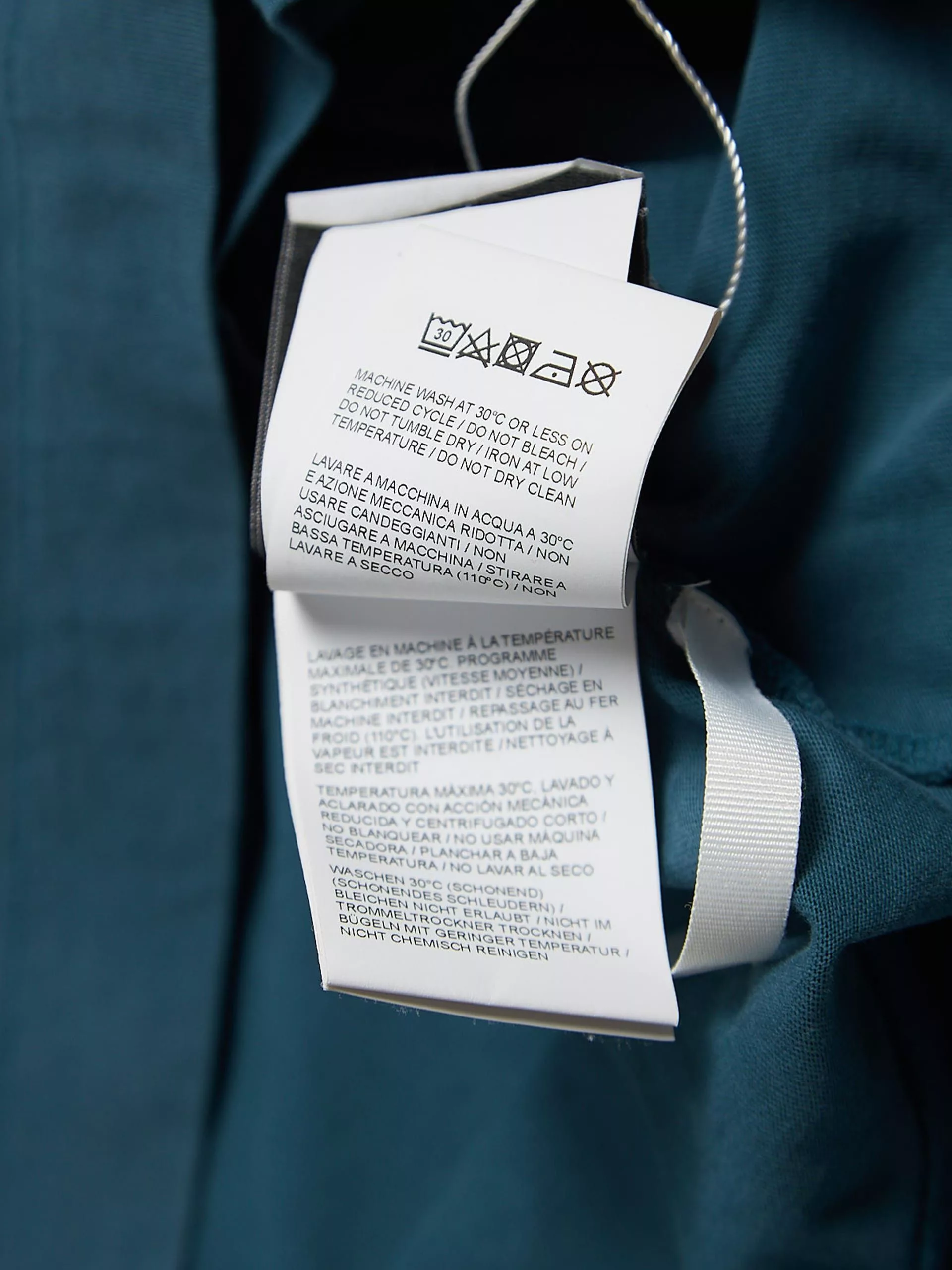 Off-White Long Sleeve T Shirts Off-White Emerald Double Layered Printed Cotton Longsleeve