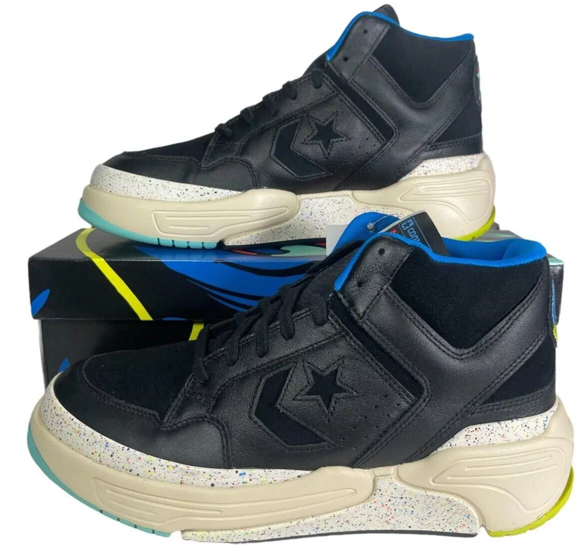 Converse Low Top Sneakers Converse Weapon CX Mid "Peace & Unity" 172194C Size 11.5 Black