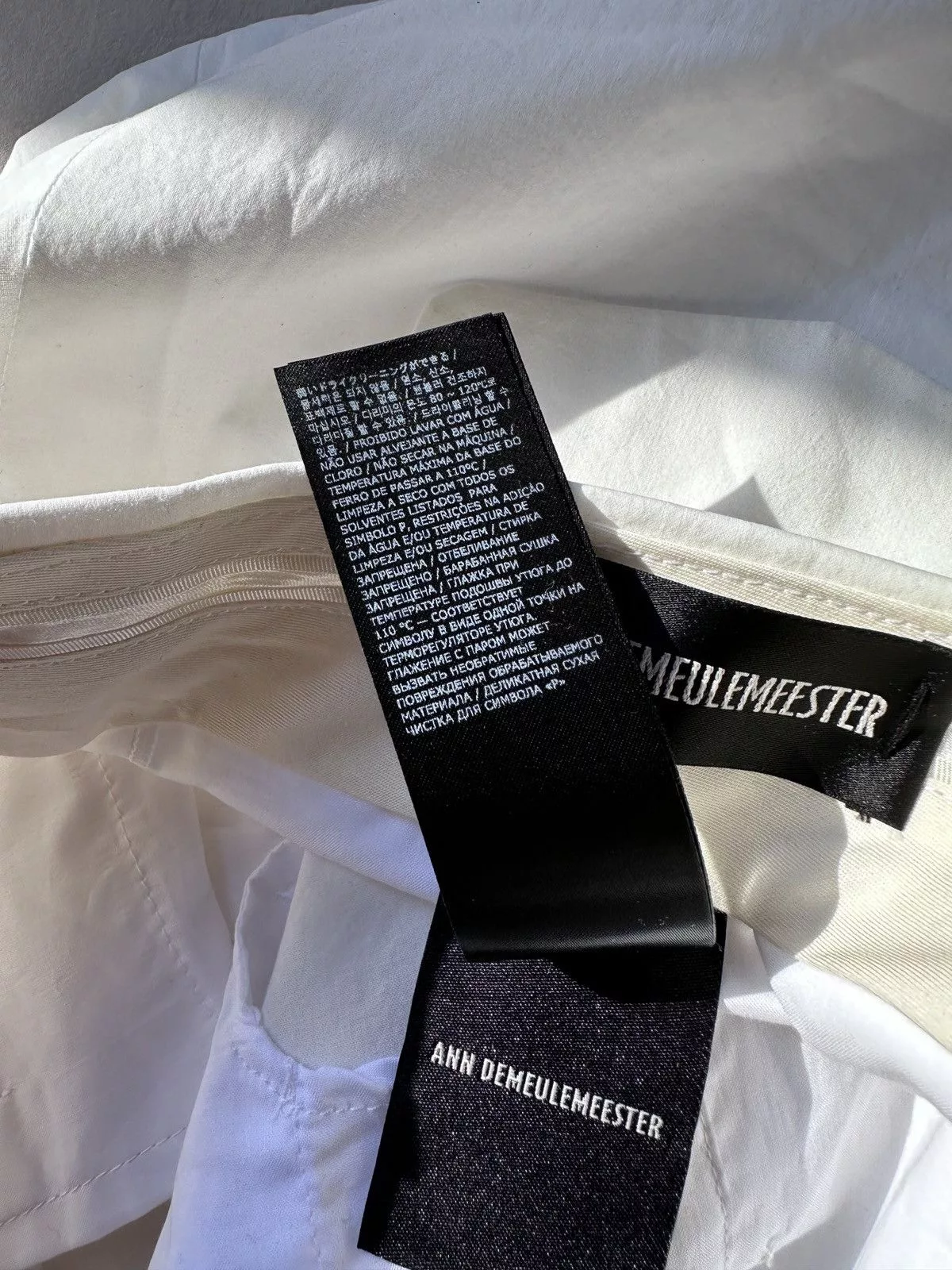 Ann Demeulemeester Casual Pants Ann Demeulemeester Leon Pants White