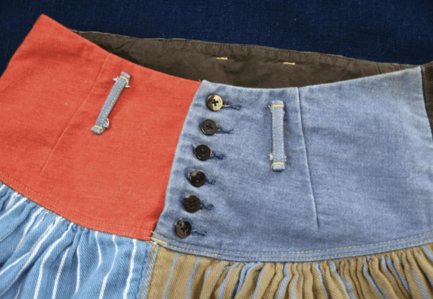 Kapital Pants KAPITAL Amish multi-pattern/ multicolor pants