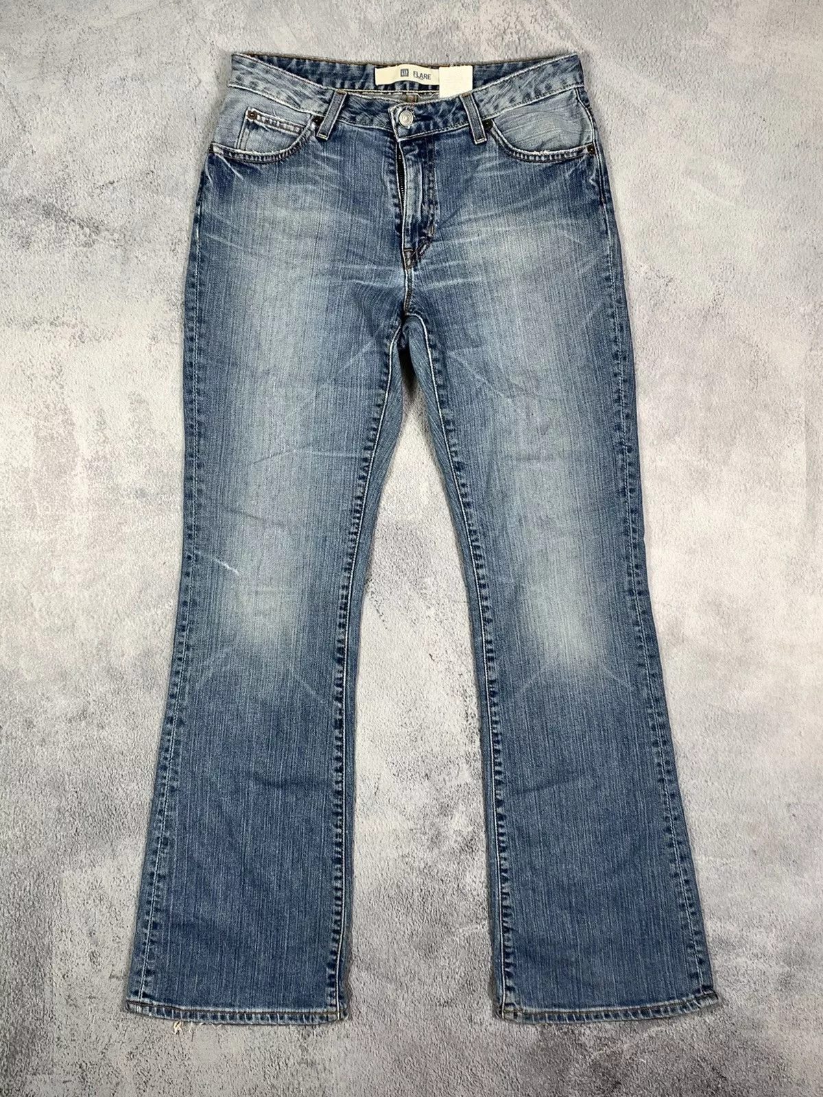 Gap Jeans Gap × Vintage Vintage Gap flared denim trousers streetwear size 30X30 Blue
