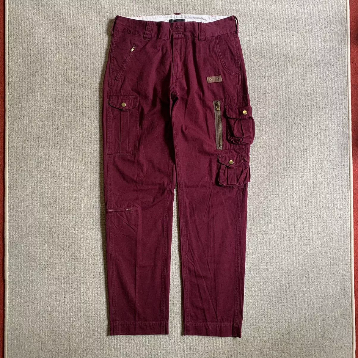 Other Overalls Jumpsuits Other Cargo pants streetwear multipocket Y2K Red