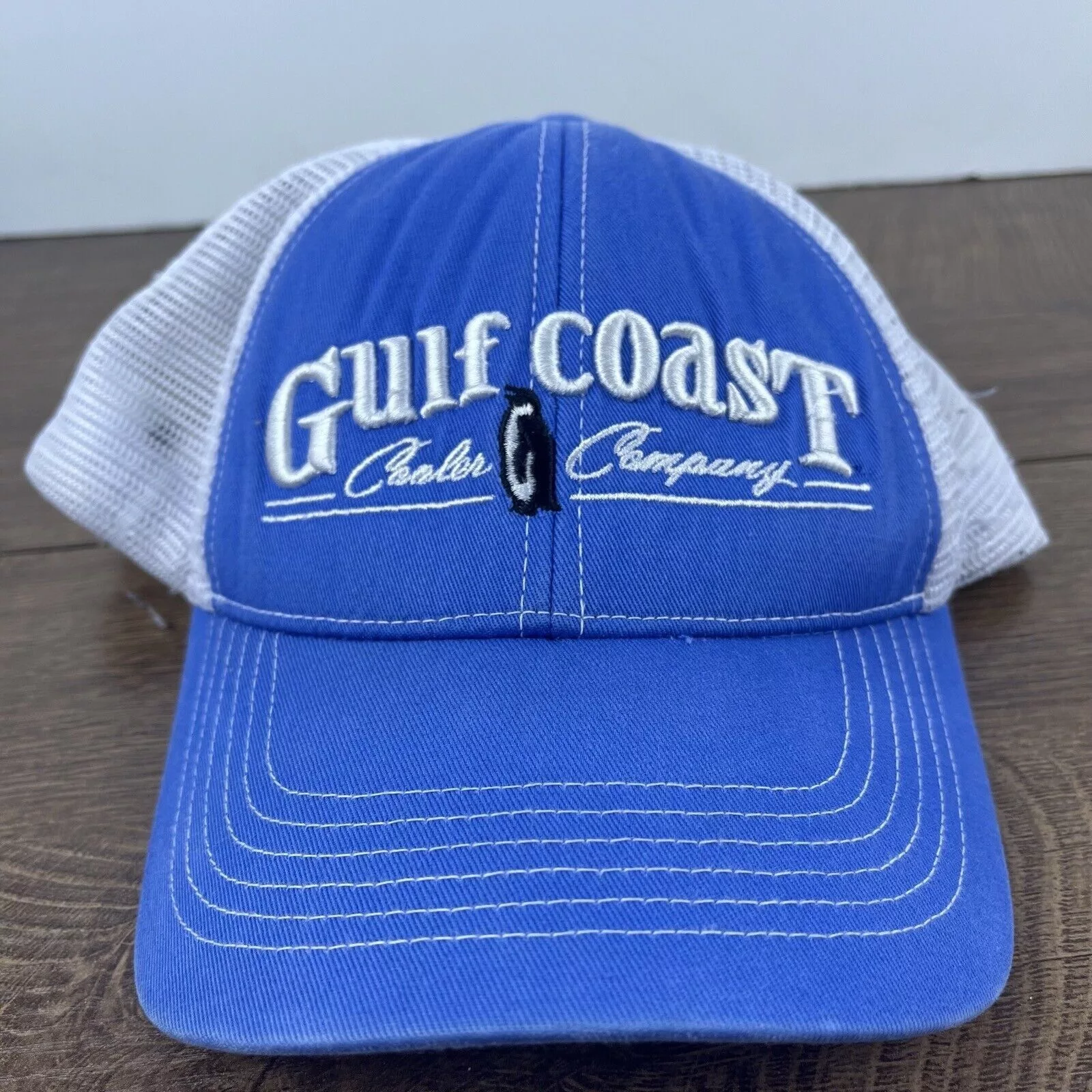 Other Hats Other Gulf Coast Cooler Company Hat Snapback Hat Blue Adjustable H