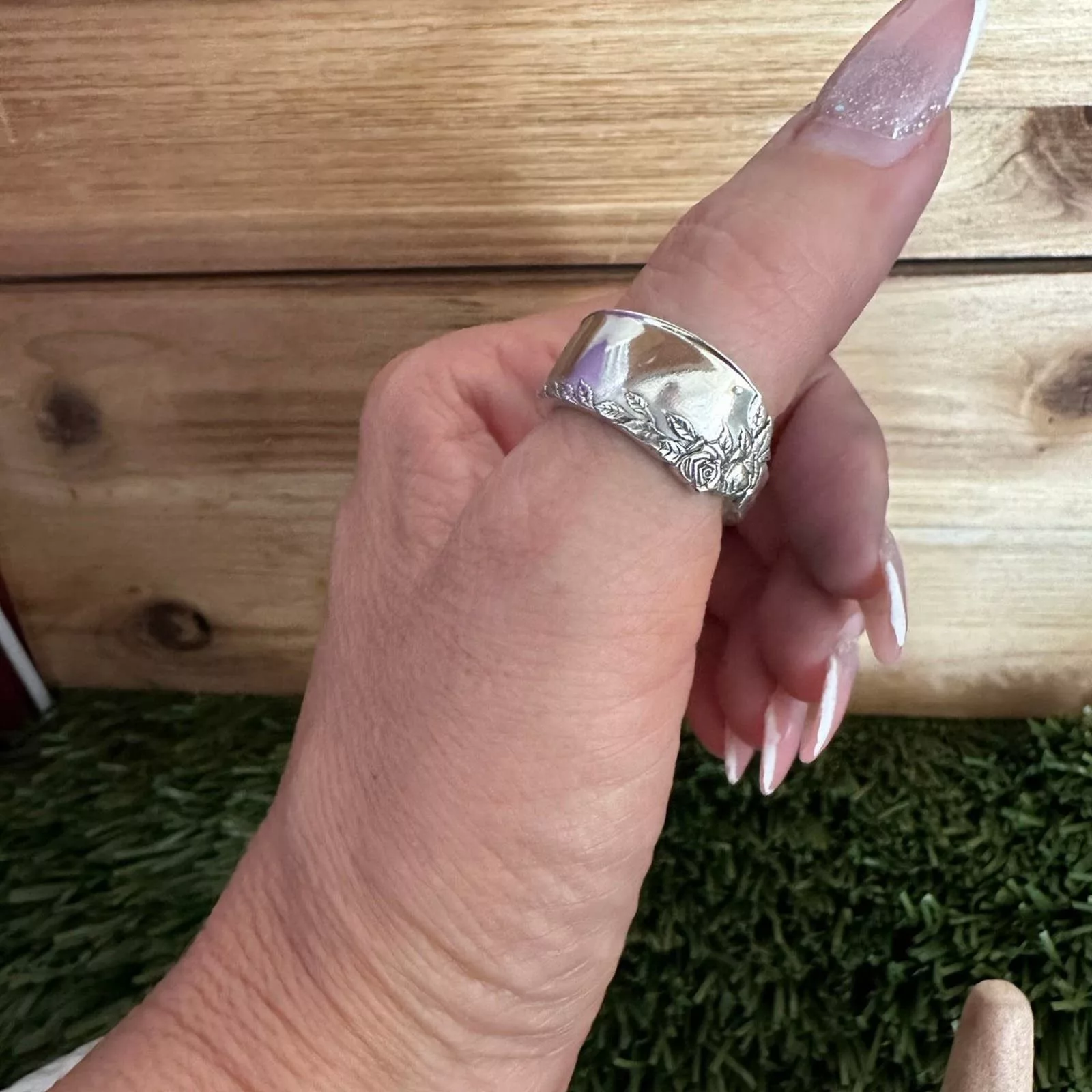 Handmade Rings Handmade Ring size 9 Silver