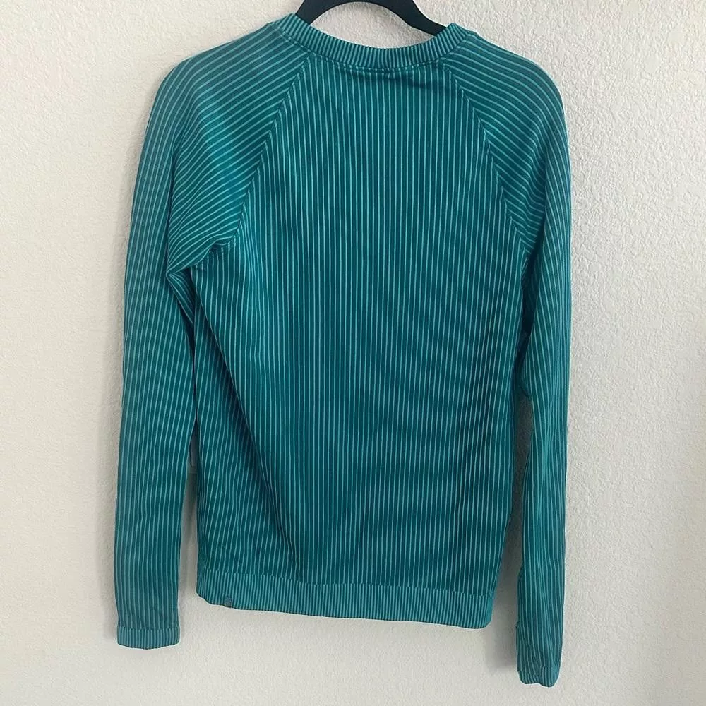 Lululemon Sweatshirts Lululemon Rest Less Pullover Rib Green Jasper / Oceanic 10