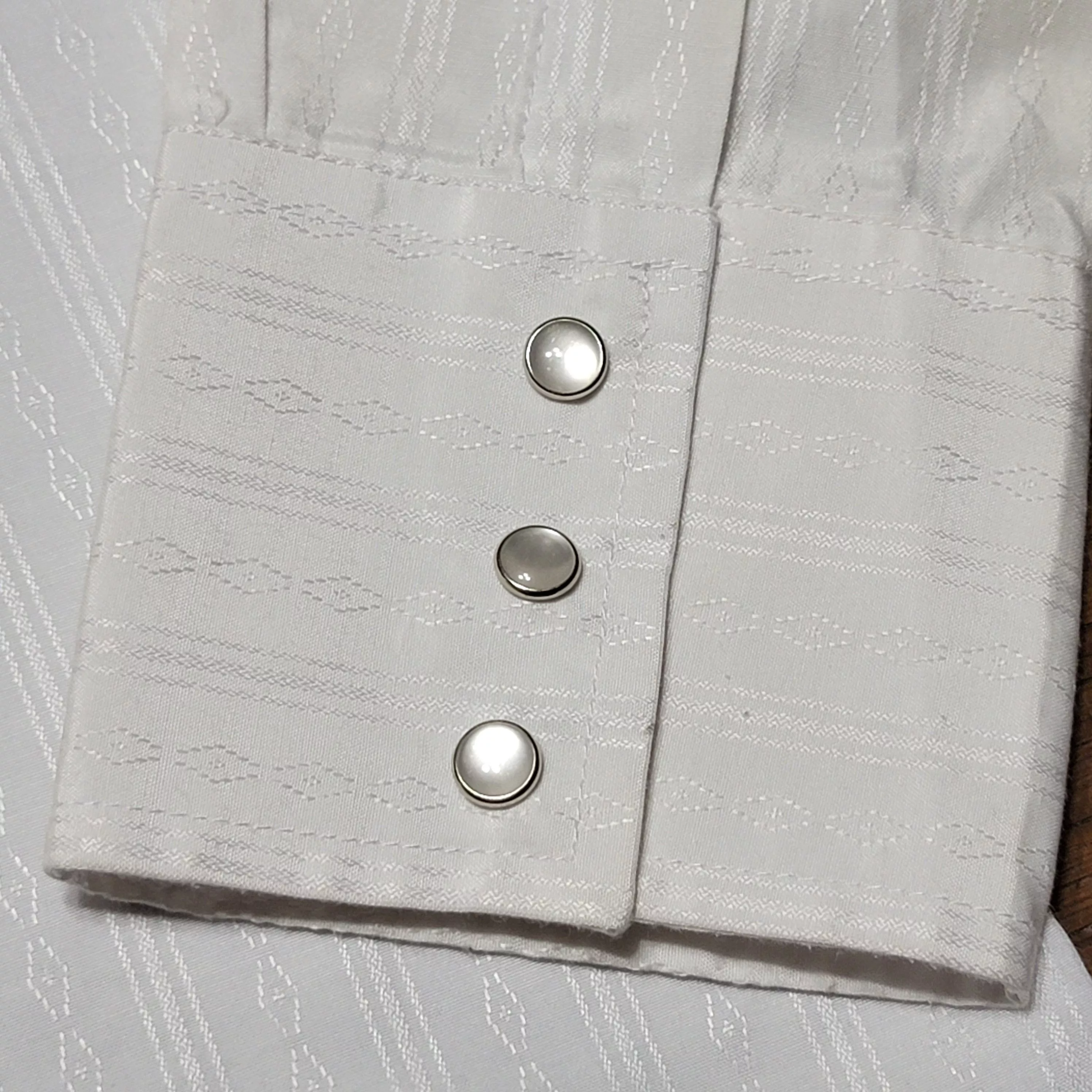 Other Shirts Button Ups Other Ely Cattleman Pearl Snaps LS Western - Large (16 1/2 x 34) White