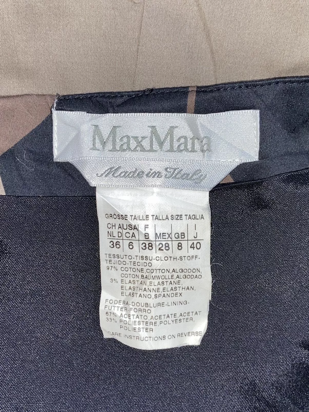 Max Mara Midi Dresses MAX MARA Patterned Dress Brown