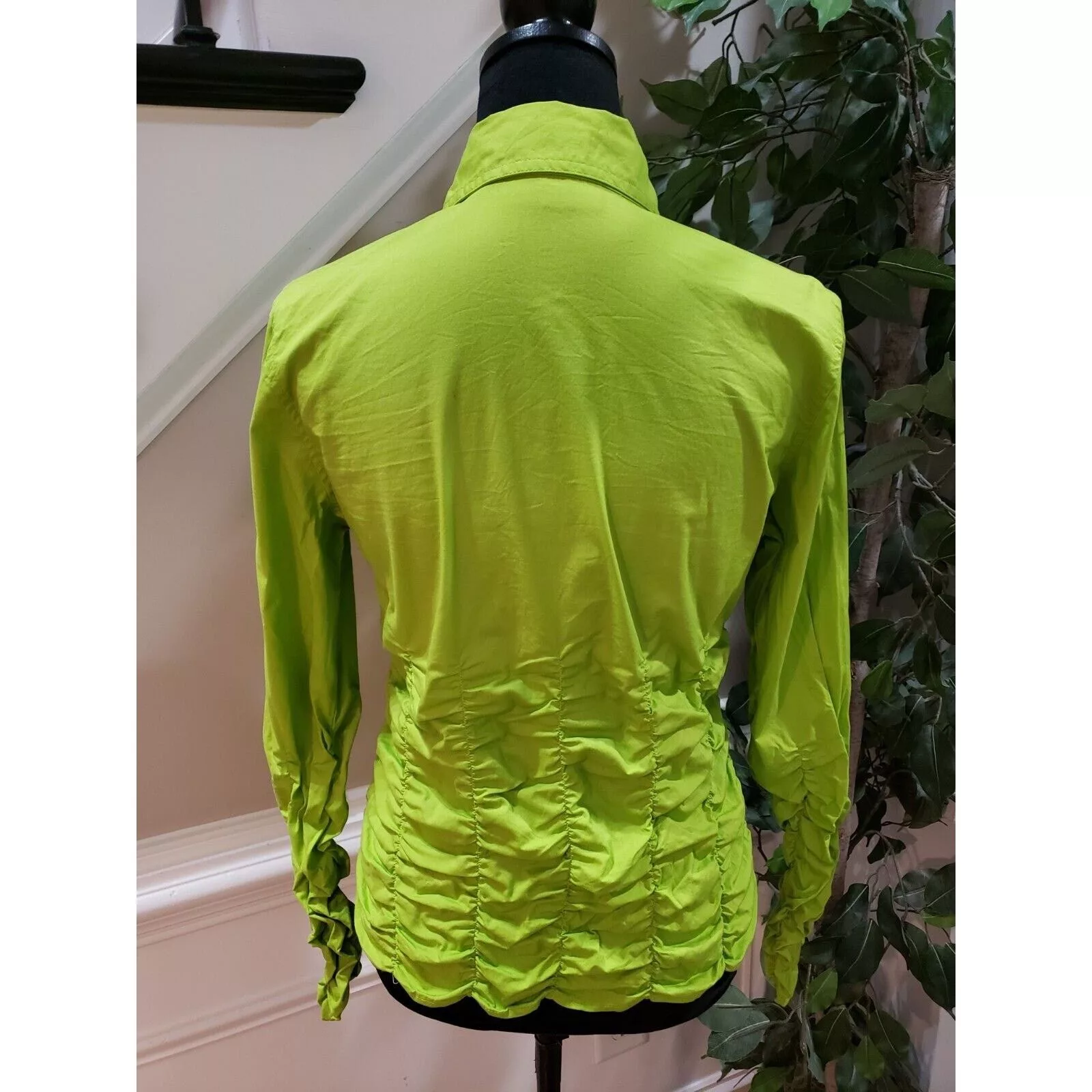 Other Button Ups Other Metro Style Cotton Collared Long Sleeve Button Down Shirt 8 Green