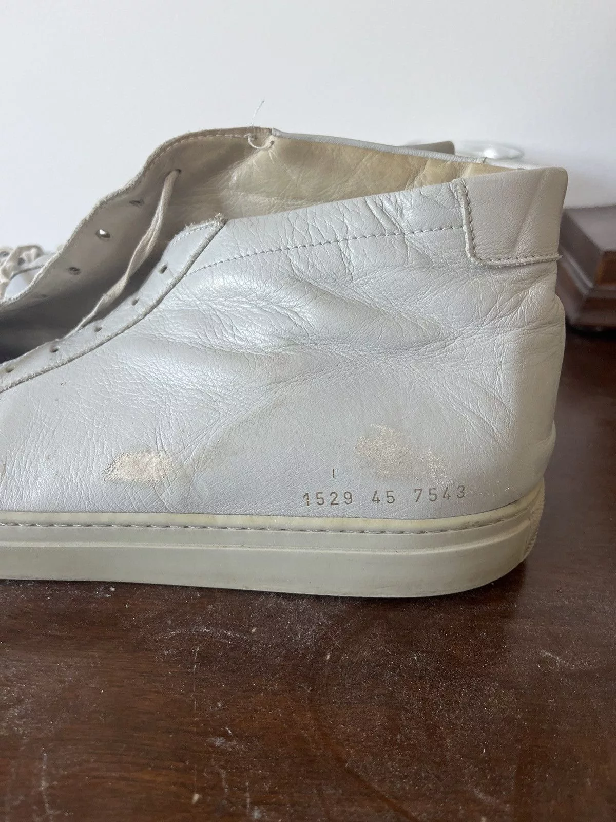 Common Projects Casual Leather Shoes Common Projects Mid - Grey Gray