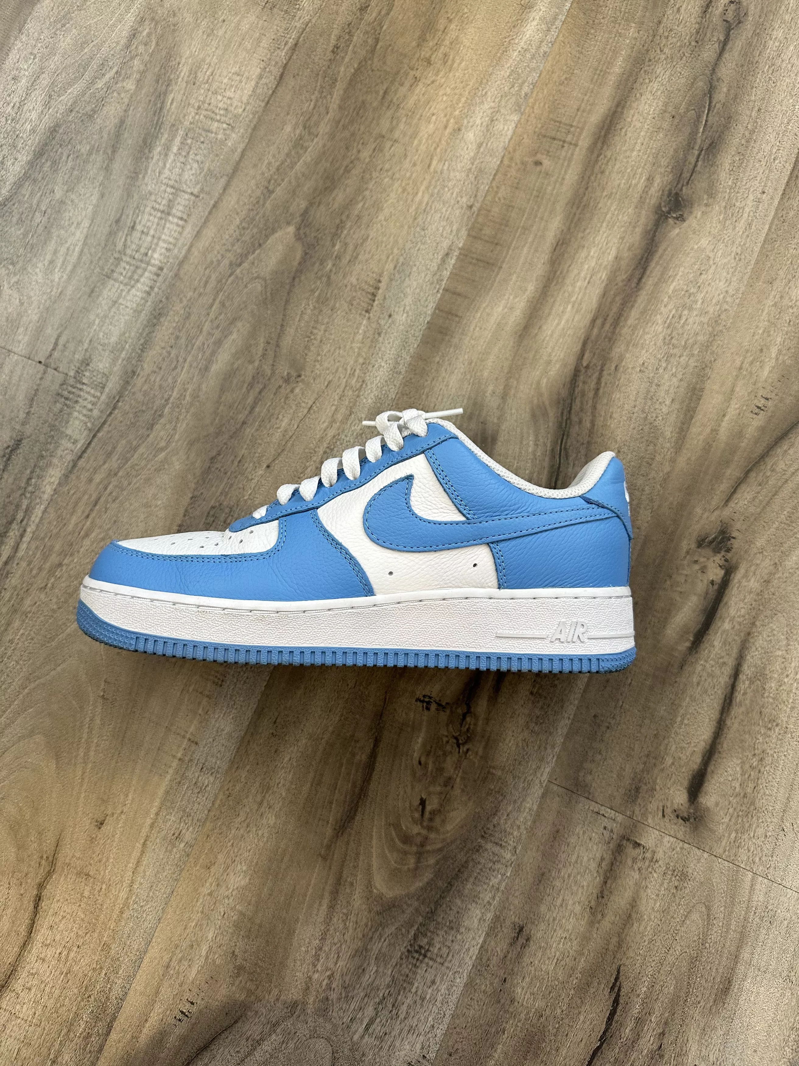Nike Low Top Sneakers Air Force 1 UNC Nike iD Blue