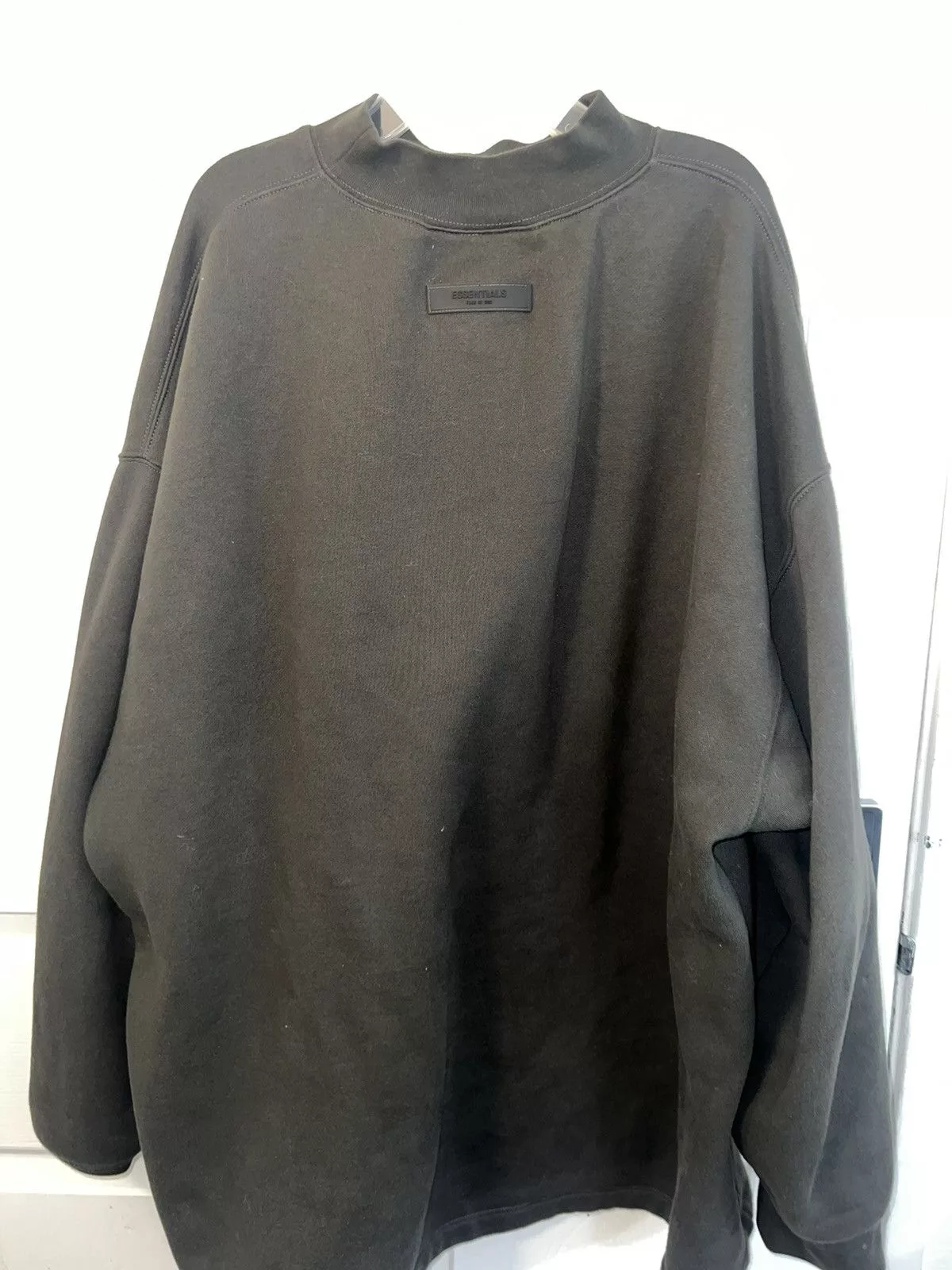Essentials Sweatshirts Hoodies Essentials Turtleneck sweater Green
