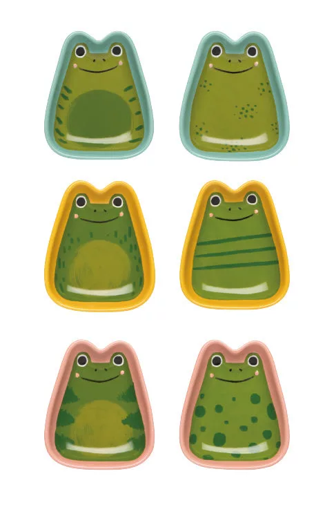 Ribbit Pinch Bowls 6/set
