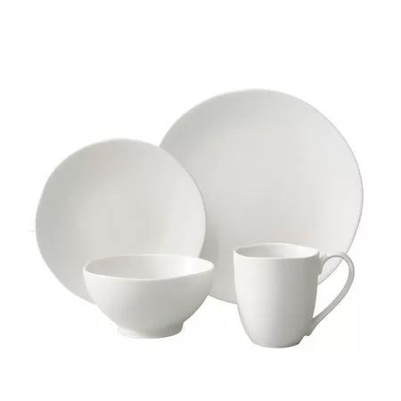 Heirloom Linen 16pc Dinnerware Set. Boxed