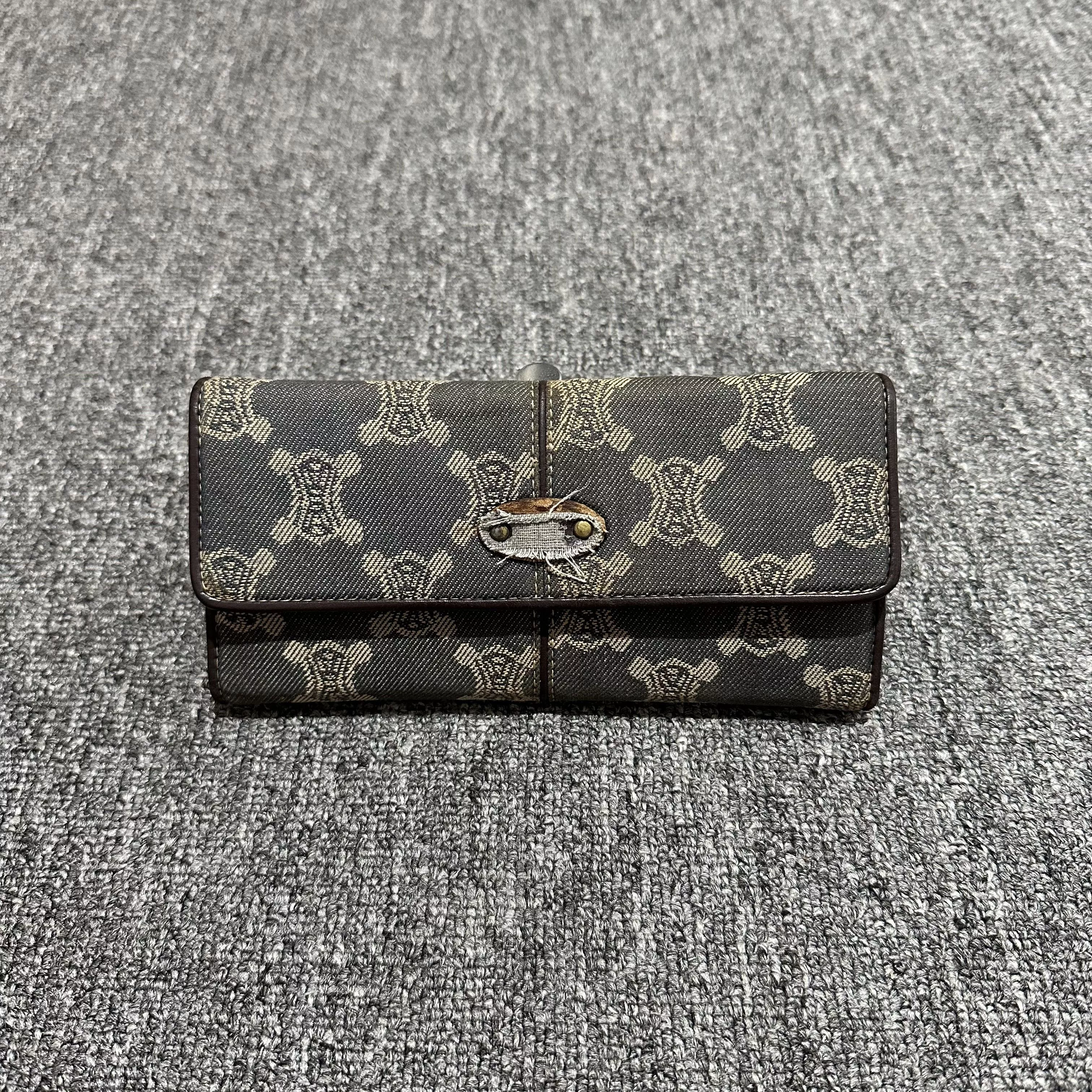 Celine Wallets Celine Denim Wallet Blue