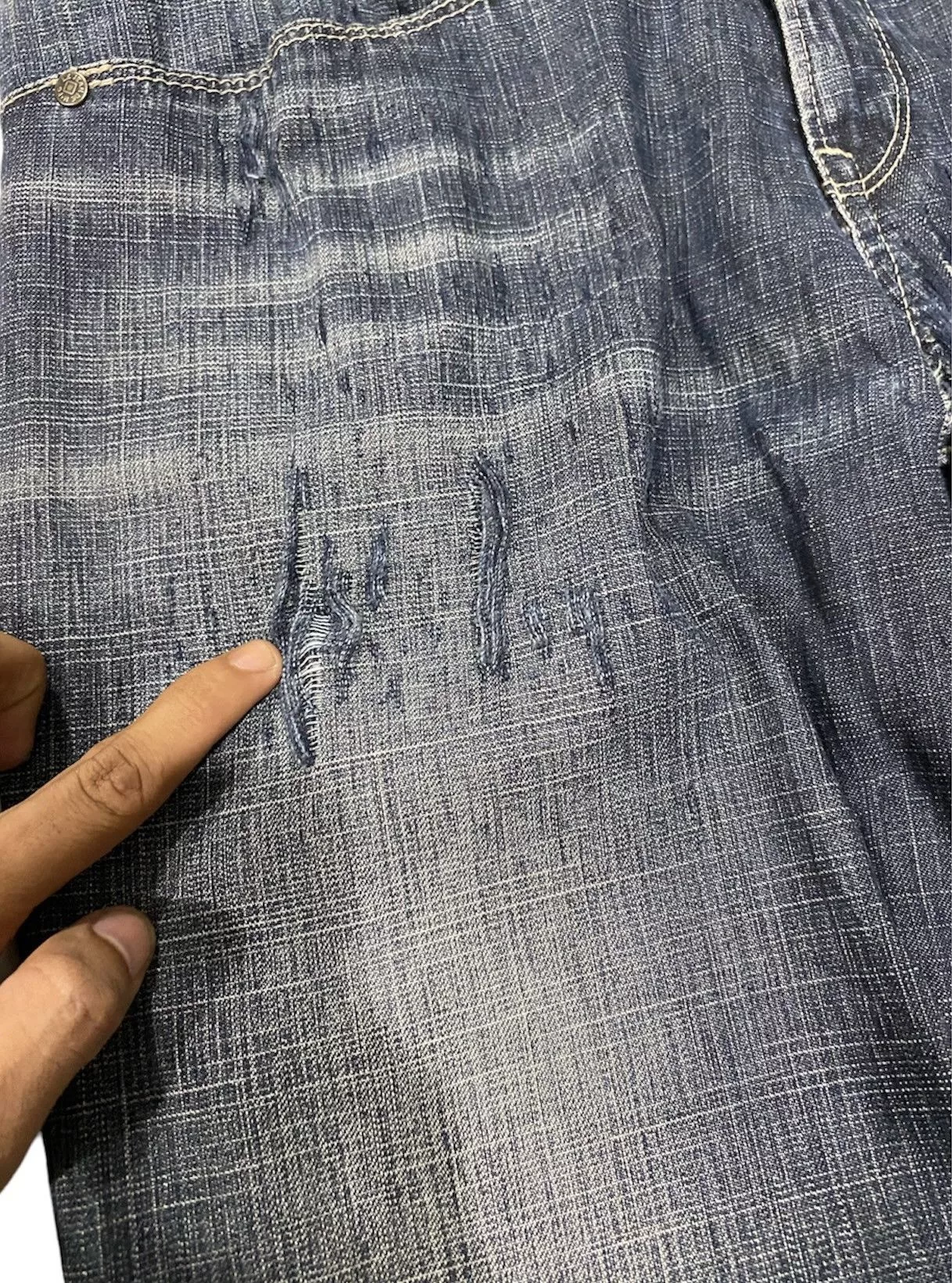 Marithe + Francois Girbaud Denim Marithe + Francois Girbaud Marithe Francois Girbaud Blue Vintage