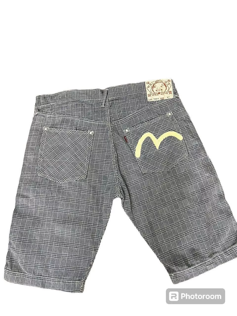 Evisu Shorts Evisu Yamane Seagull Short Pants Black