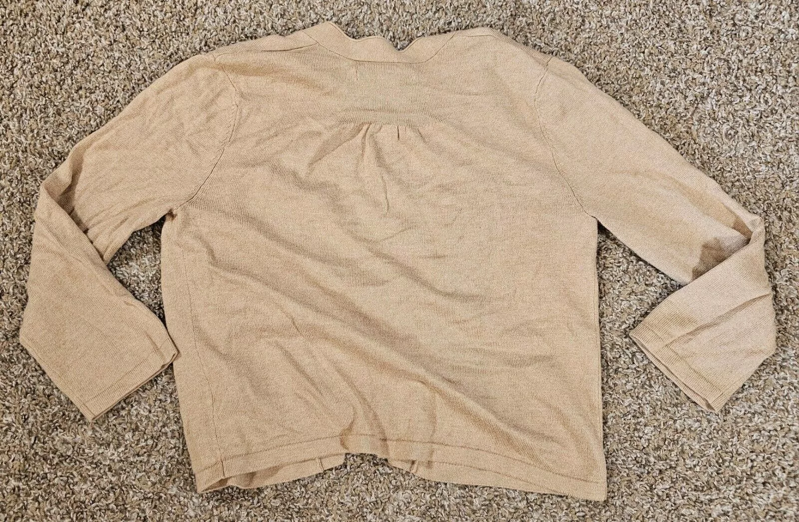 Old Navy Sweaters Old Navy Womens Medium Cardigan Sweater Neutral Beige Tan White