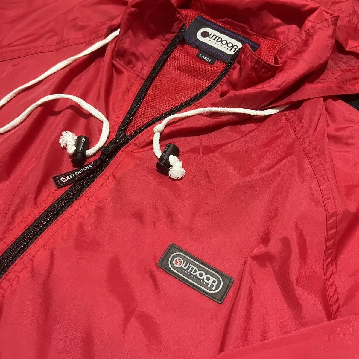 Weatherproof Light Jackets Weatherproof Outdoor Products Windbreaker Light Jacket Red Gorpcore