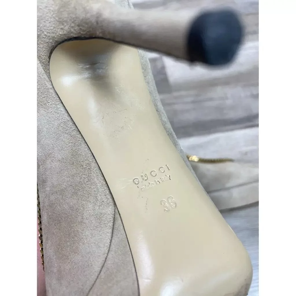 Gucci heels Size: 36 Beige