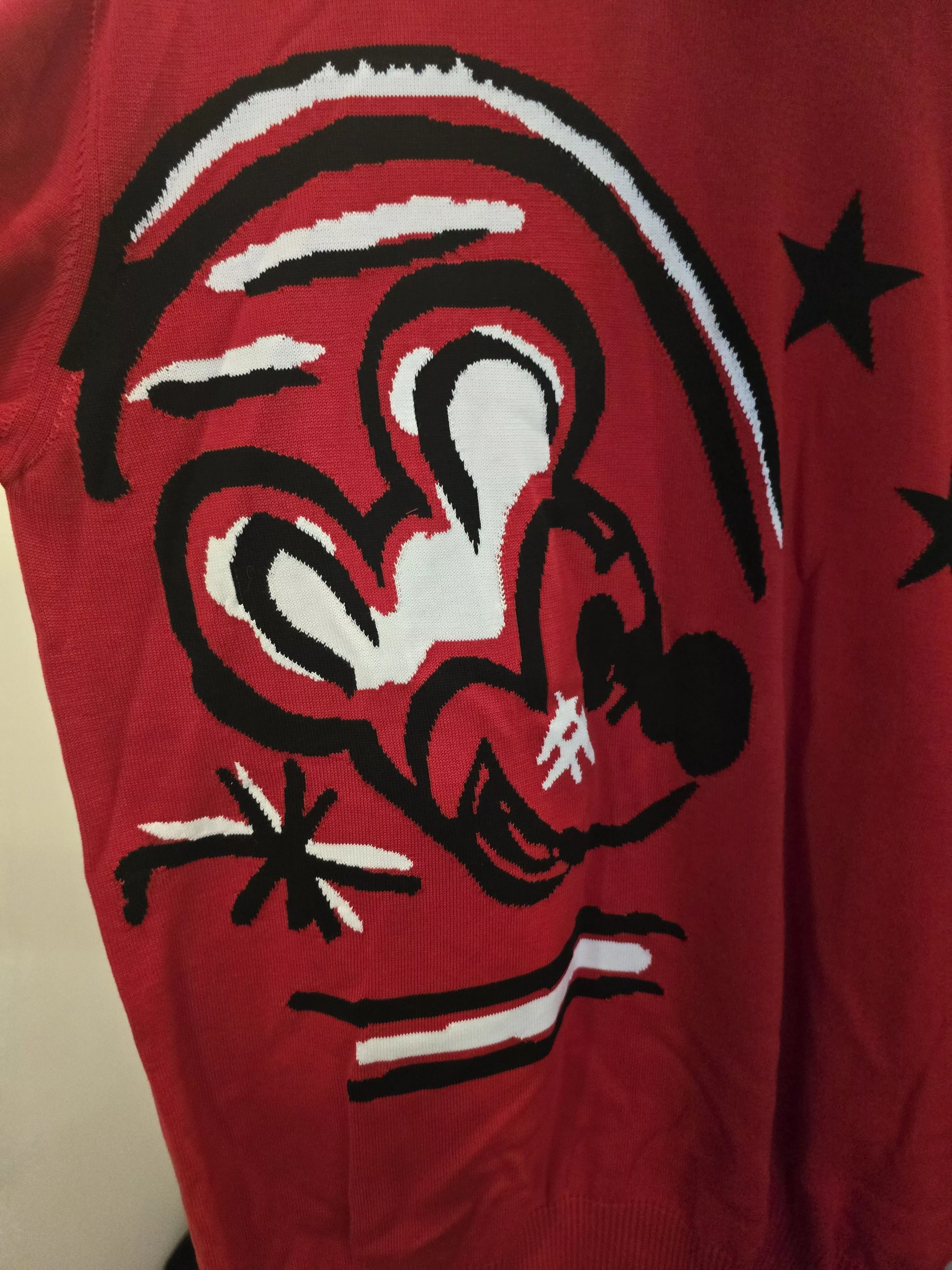Iceberg Sweaters Knitwear Iceberg mickey mouse sweater Red