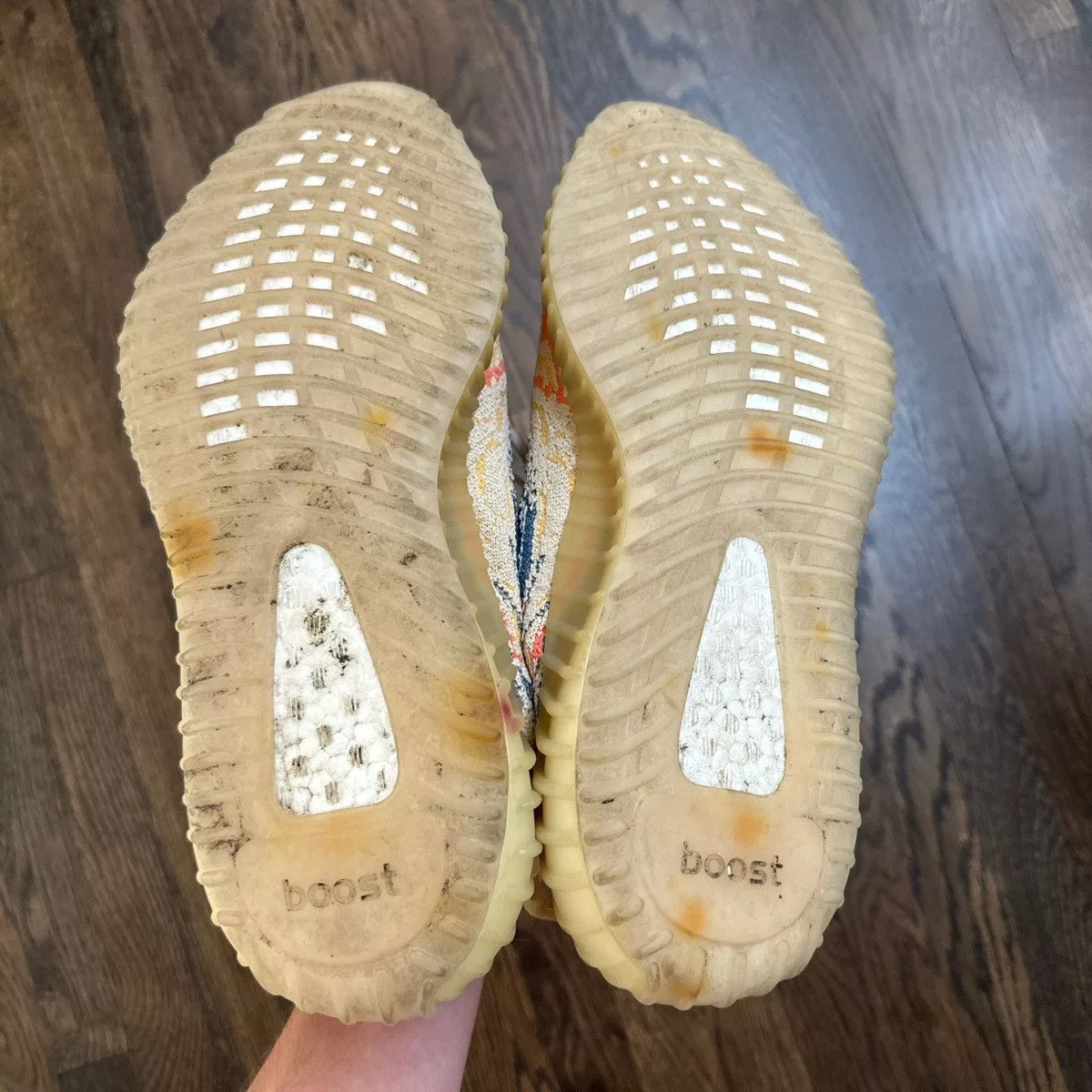 Kanye West Low Top Sneakers Kanye West Yeezy 350 Boost Oat MX Yellow