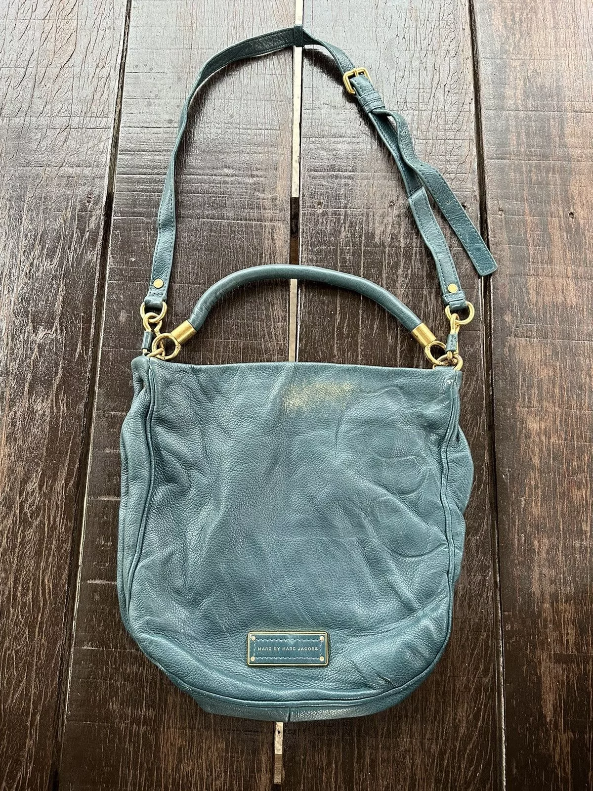 Leather Handle Bags Leather × Marc Jacobs Marc by marc jacobs leather Green Streetwear