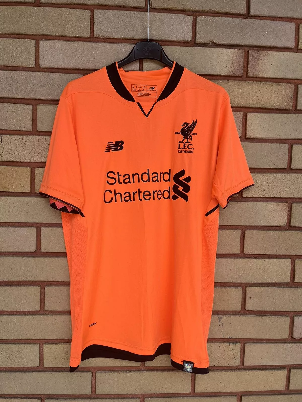 New Balance Jerseys New Balance Y2K vintage blokecore liverpool soccer jersey Sadio Mane Orange Sportswear