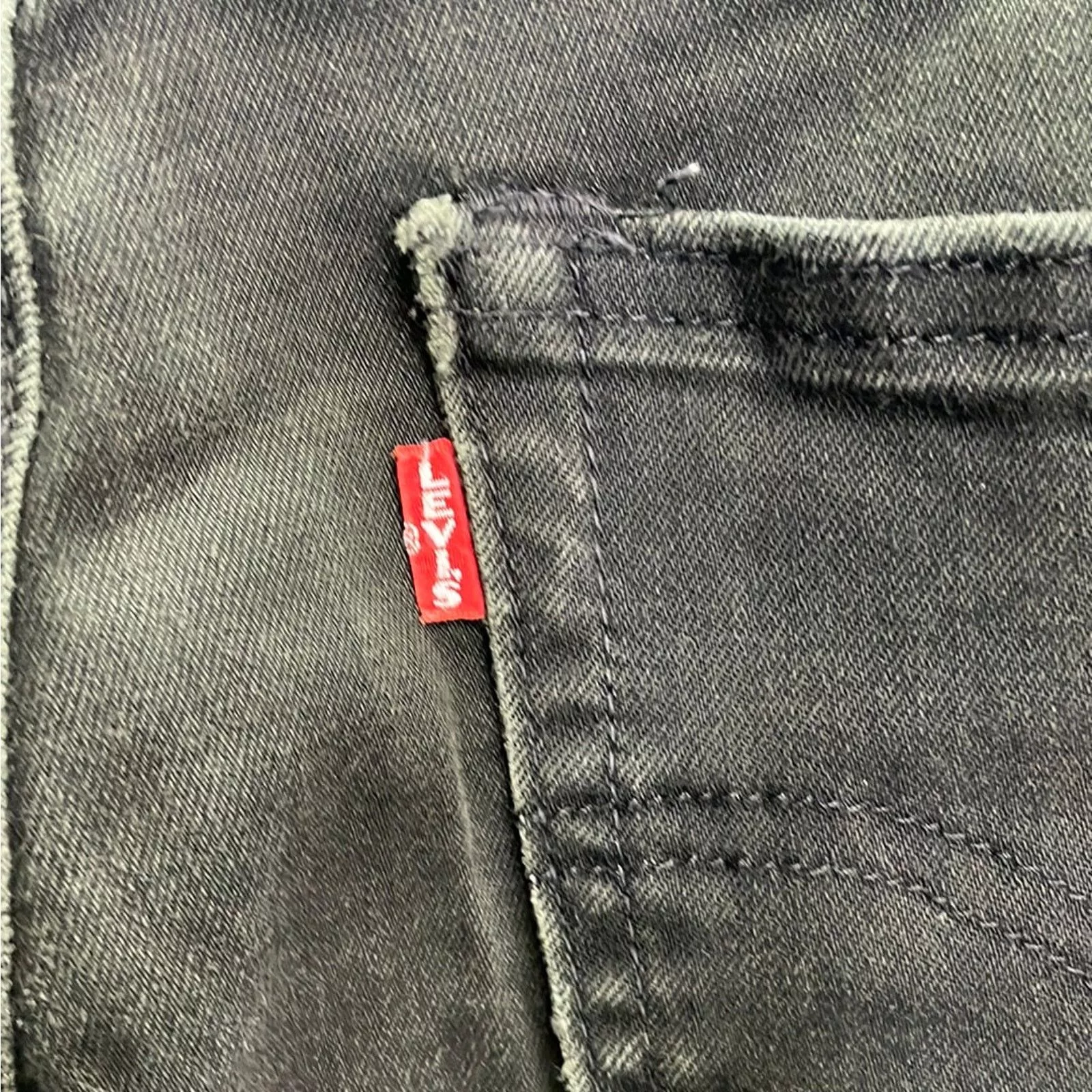 Levi's Denim Levi's Levis Big E Jeans 32x30 Black