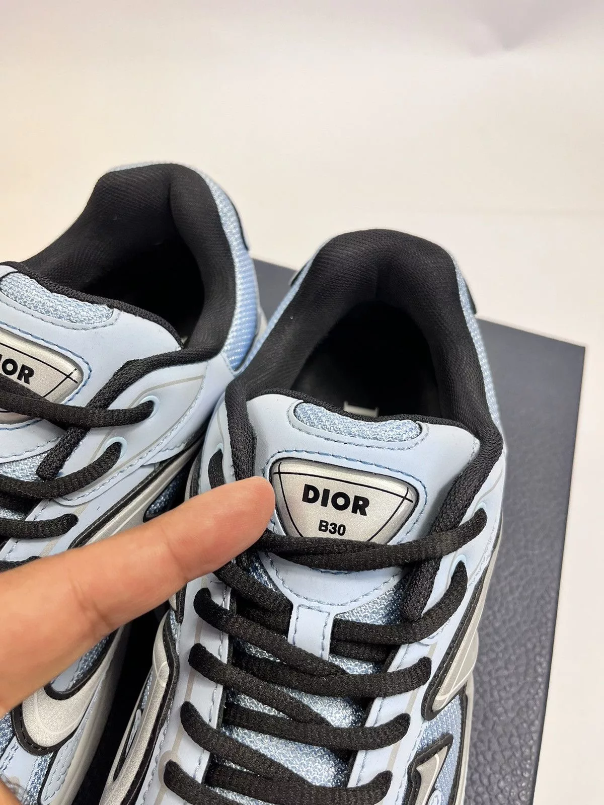 Dior Low Top Sneakers Dior B30 UNC BLUE CD RUNNER SNEAKERS