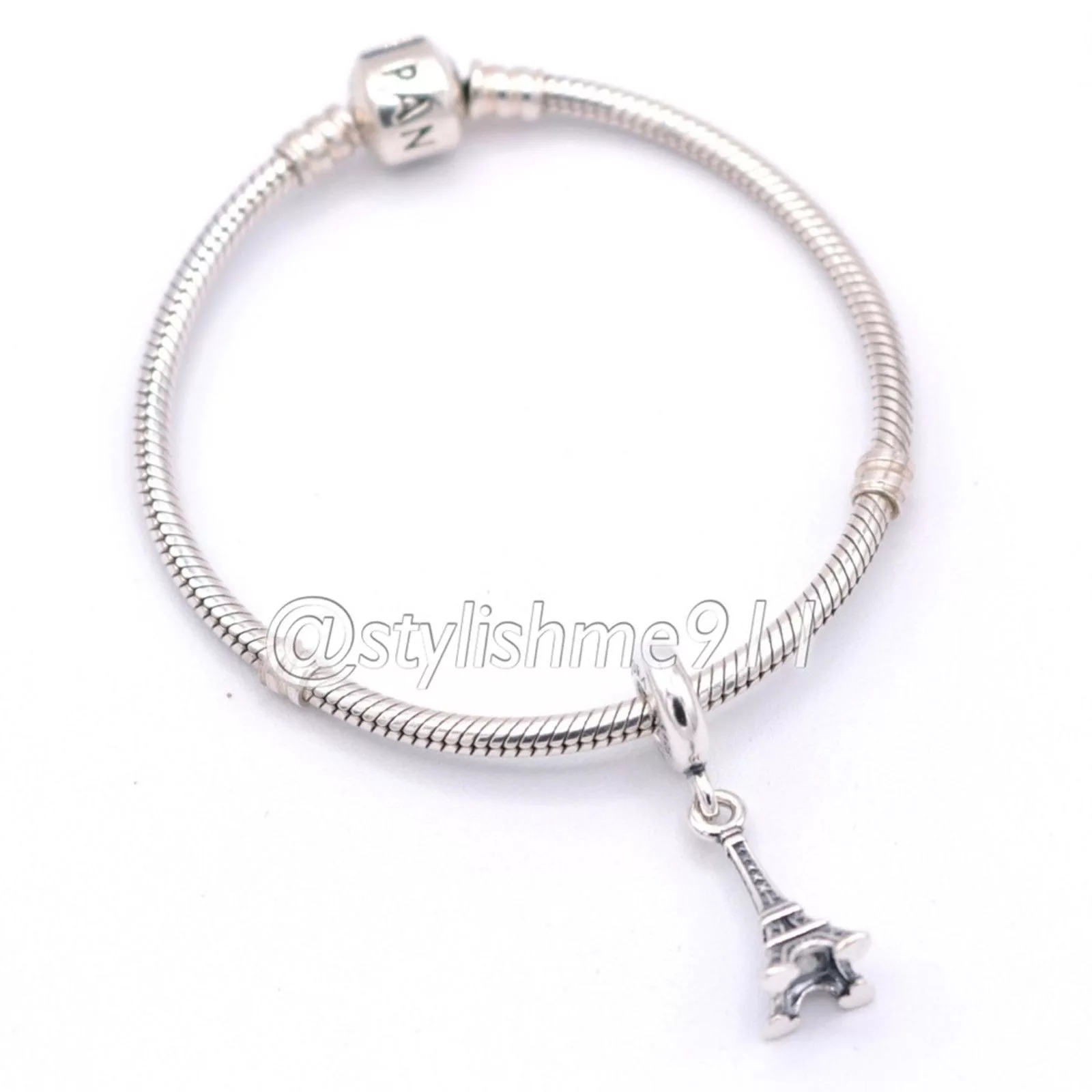 pandora Charms Authentic PANDORA Eiffel Tower Paris Dangle - 791082 Silver