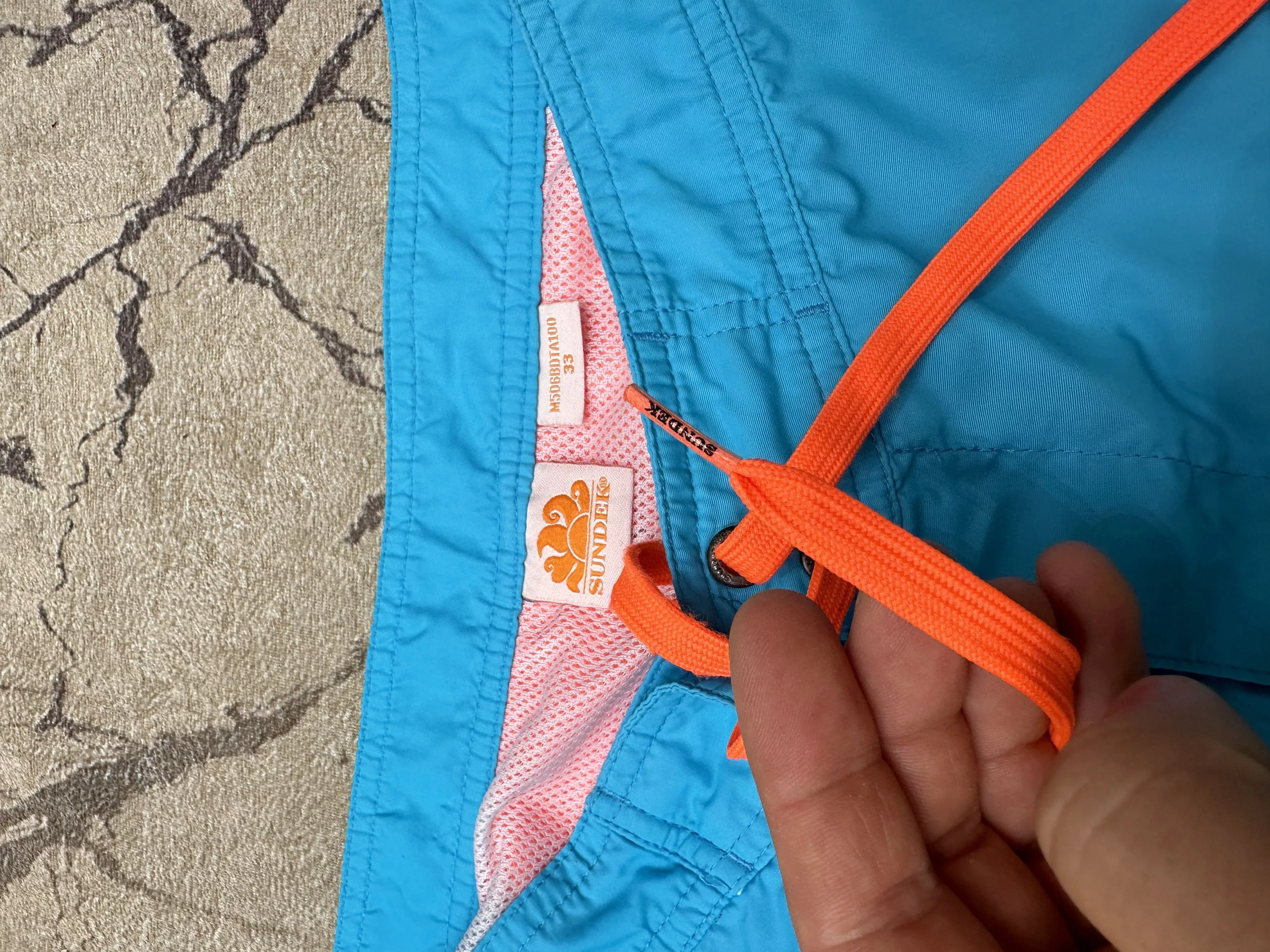 Sundek Swimwear Sundek 33 Beach Board Shorts Swim Trunks Bath Suit Size 33 S Orange