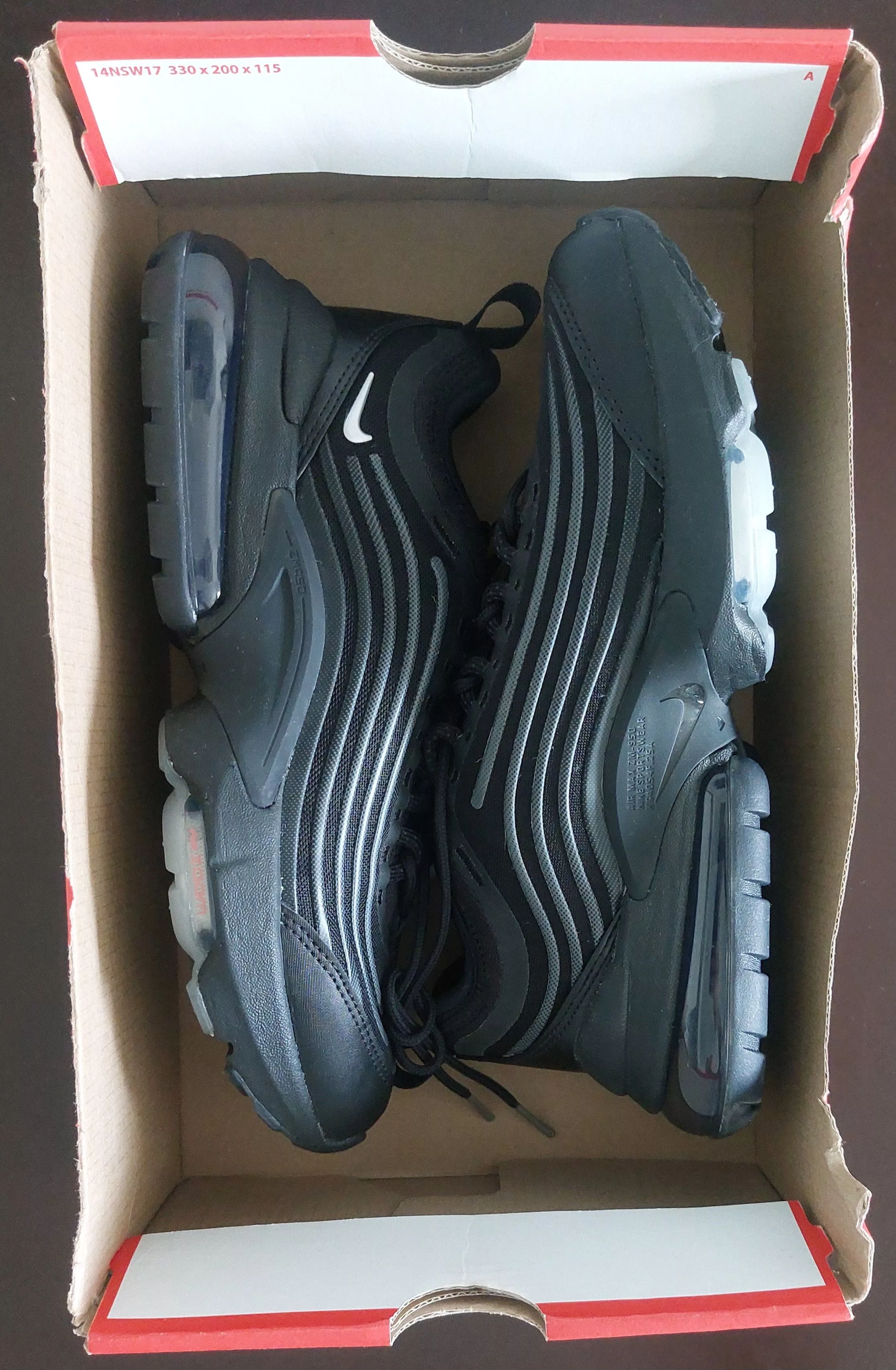 Nike Low Top Sneakers Nike Air Max Zoom 950 (GS) Black Metallic Silver