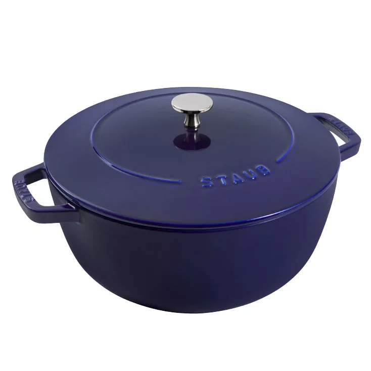 Dark Blue Round French Oven 5 qt