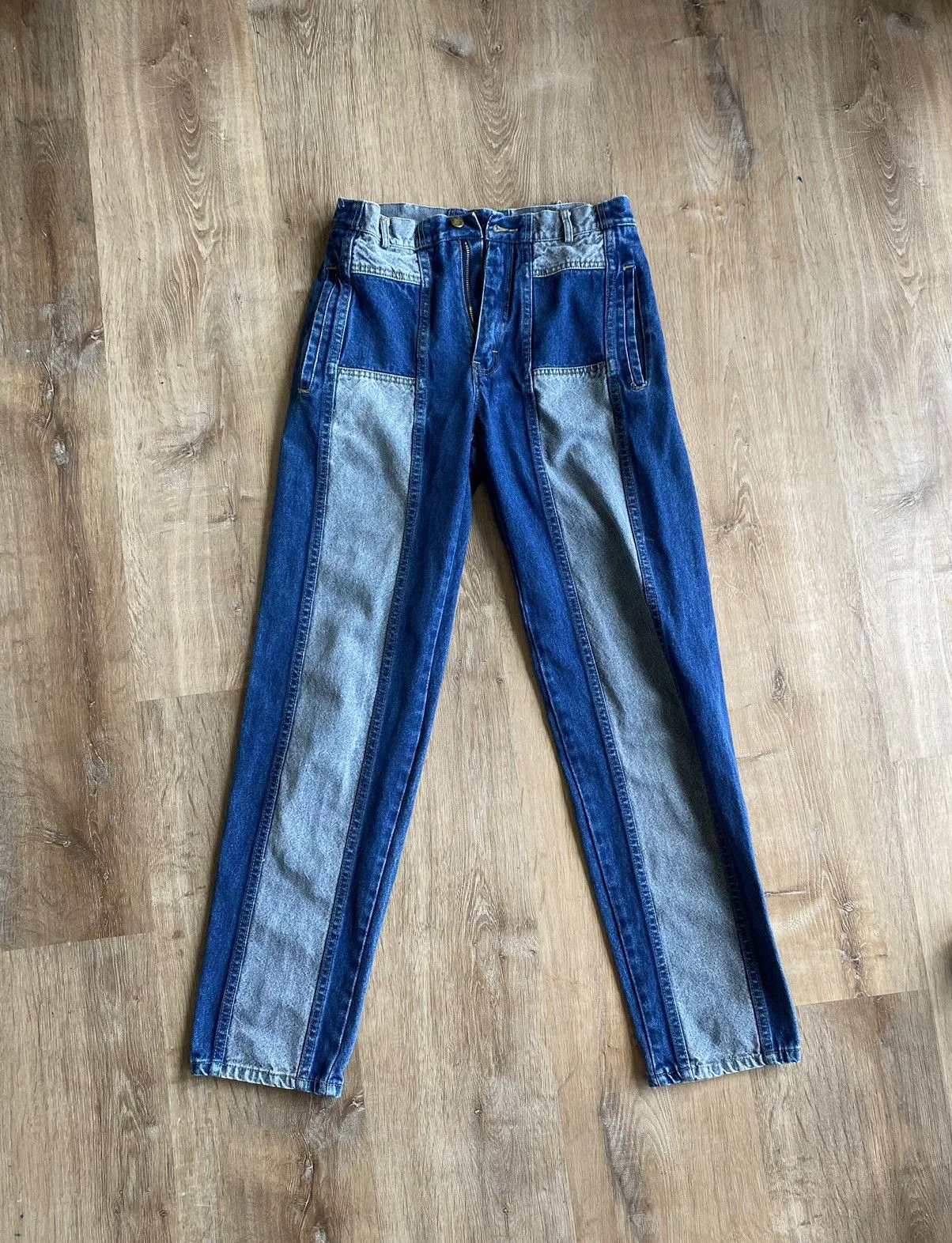 Blue zone vintage denim jeans Red