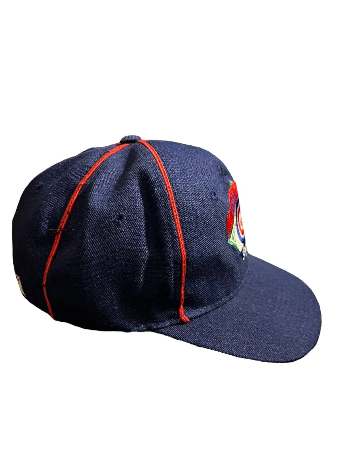 Vintage Hats Vintage VTG Chicago Cubs NWT Snapback Hat MLB 1992 Blue Streetwear