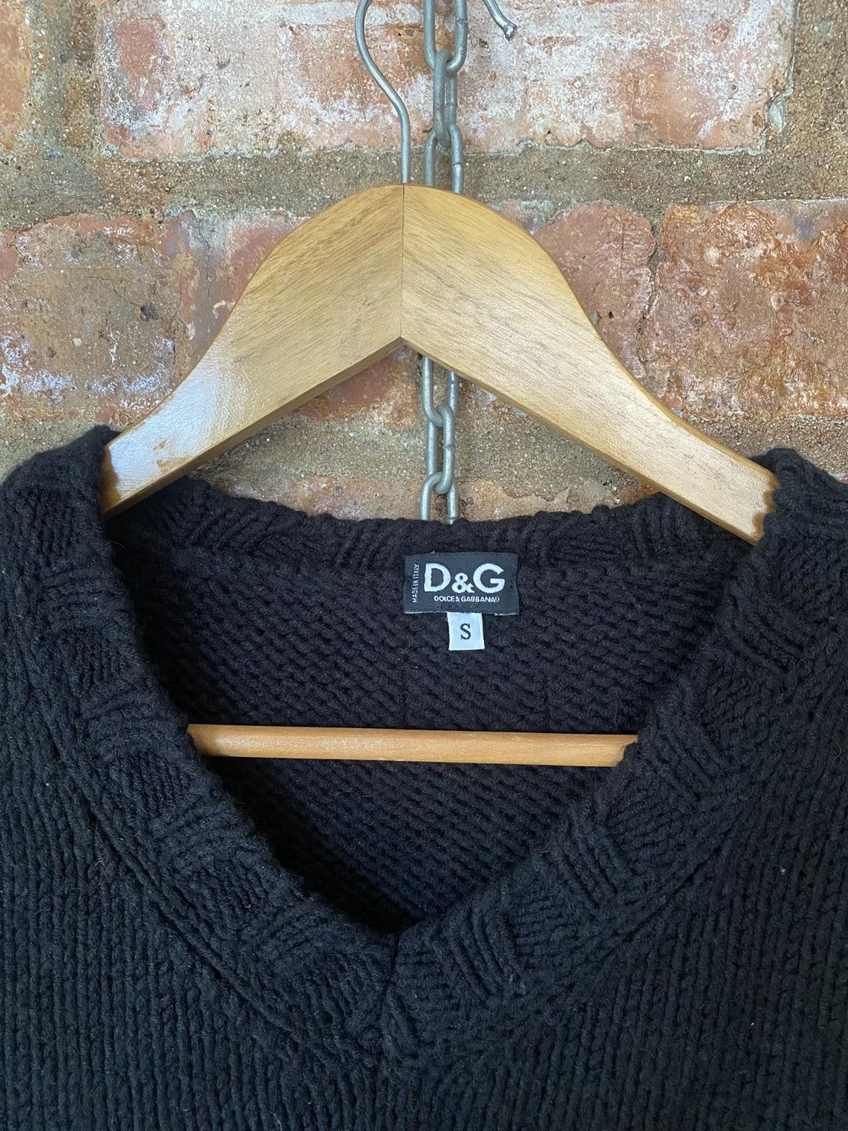 Dolce & Gabbana Sweaters Vintage Dolce & Gabbana crop knit Black