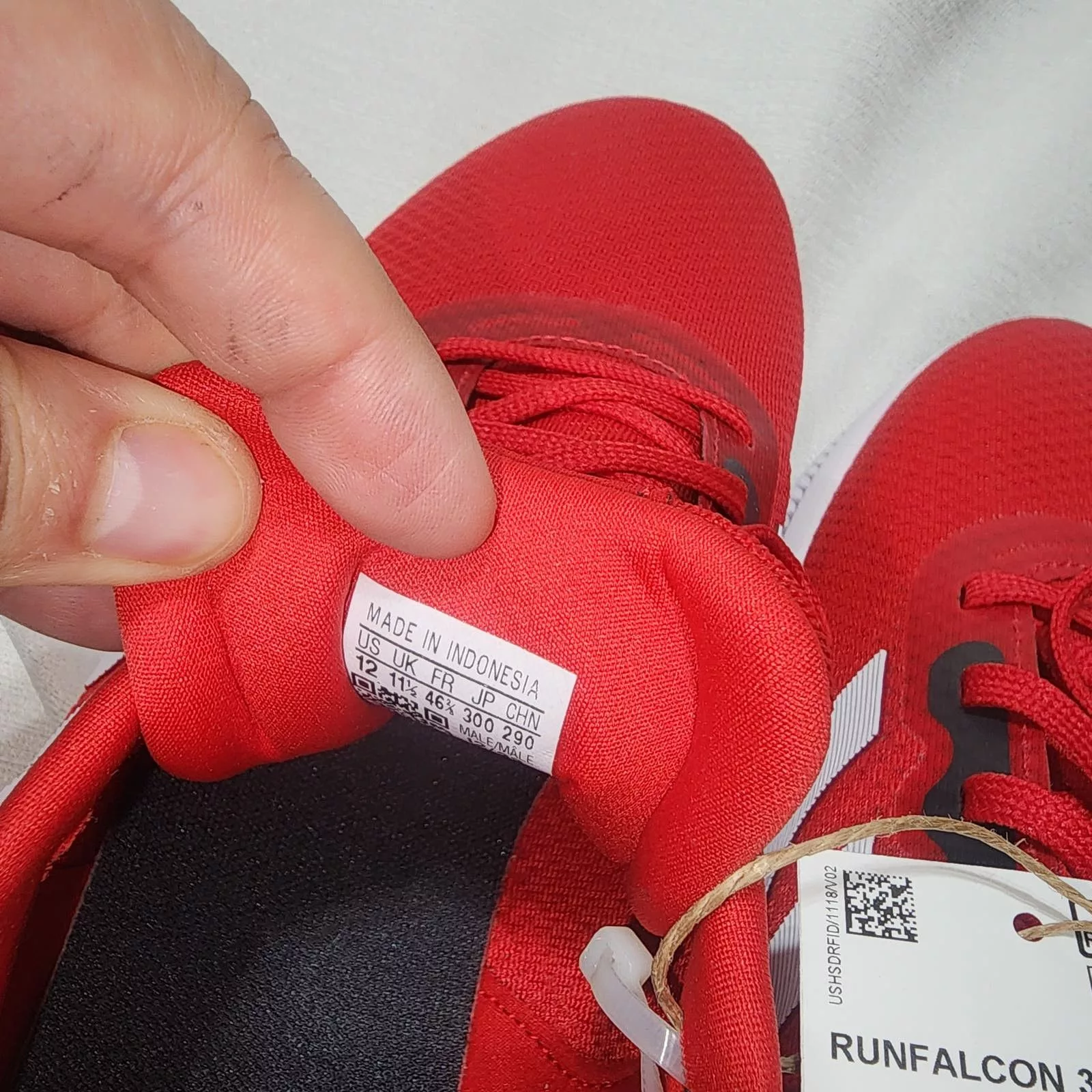 Adidas Sandals adidas runfalcon 3.0 red men size 12