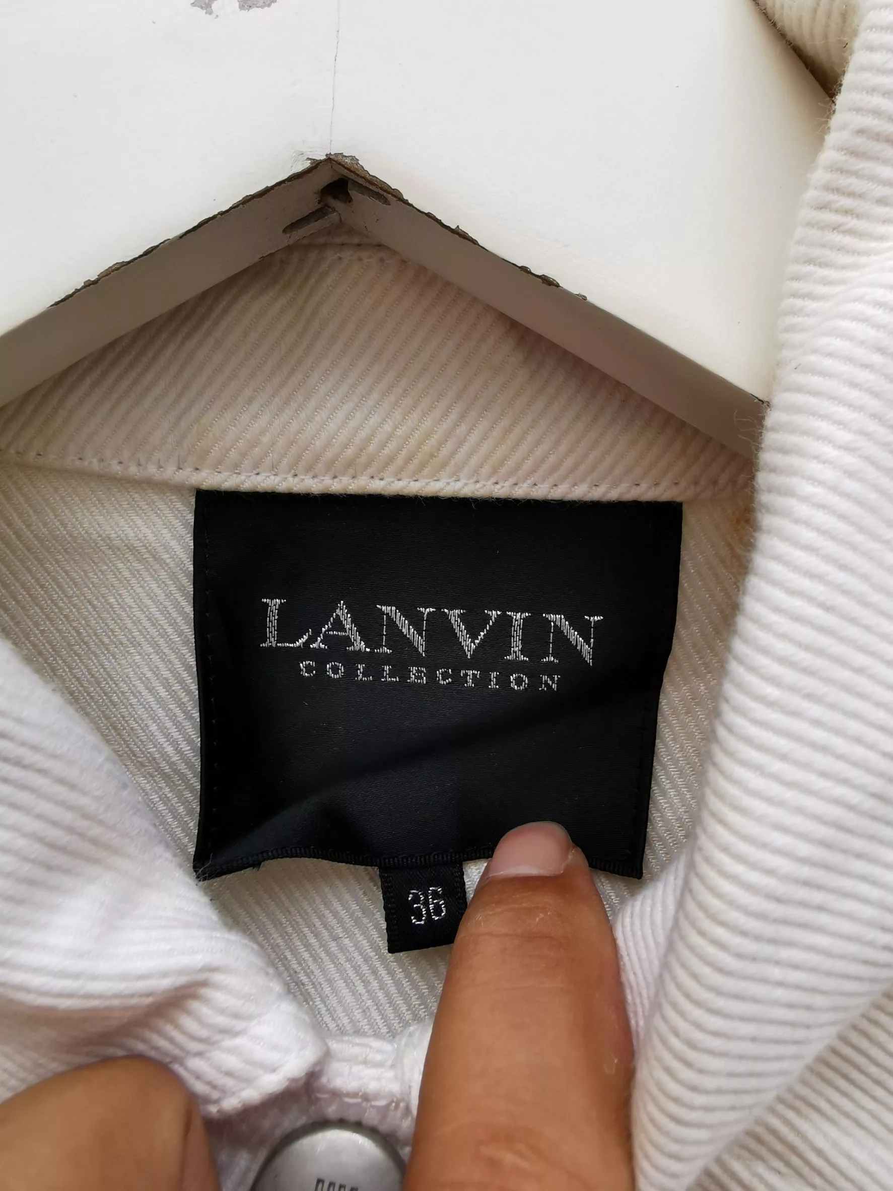 Lanvin Denim Jackets 🔴Lanvin white denim jacket🔴