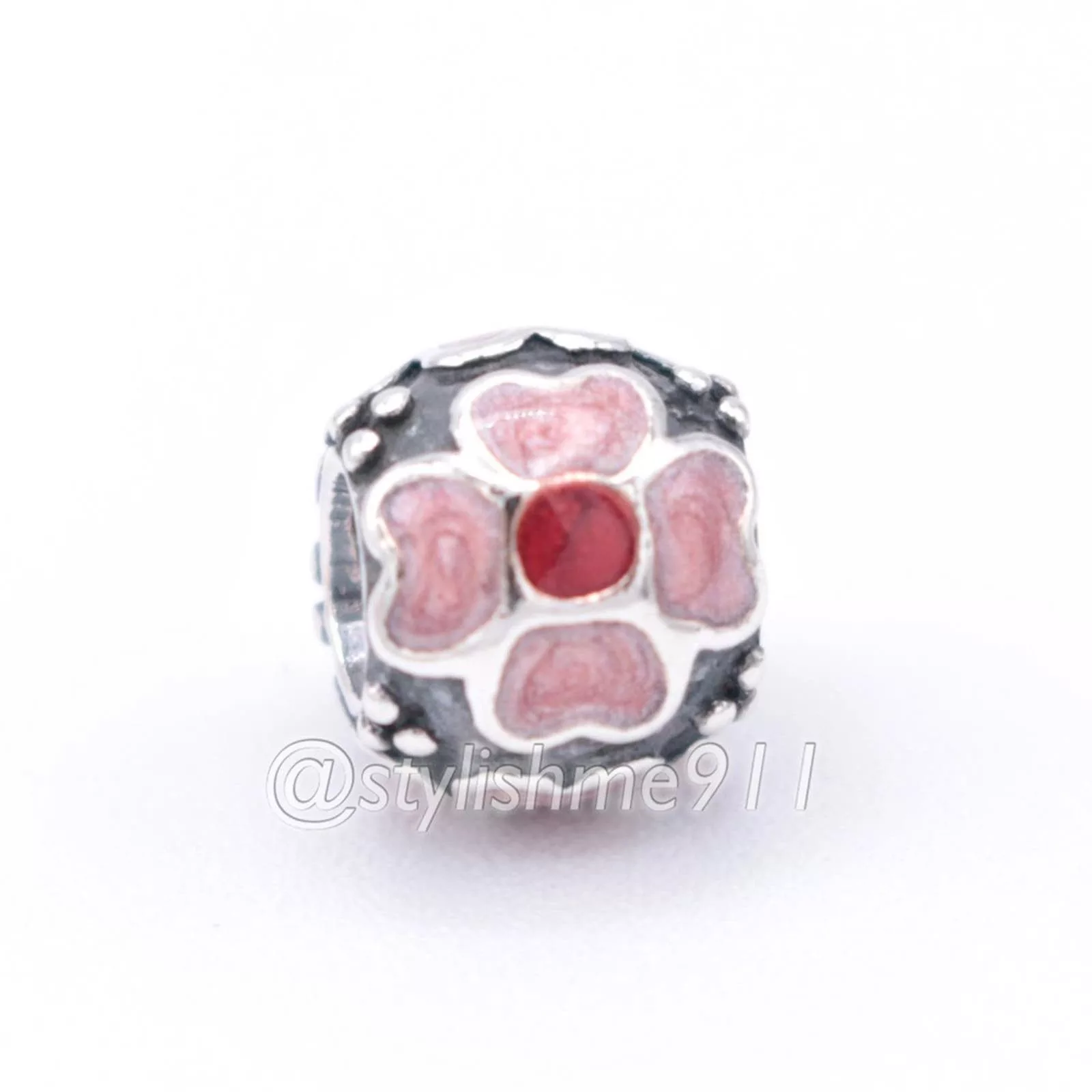 pandora Bracelets Authentic PANDORA Red Daisy Charm - 790433ER