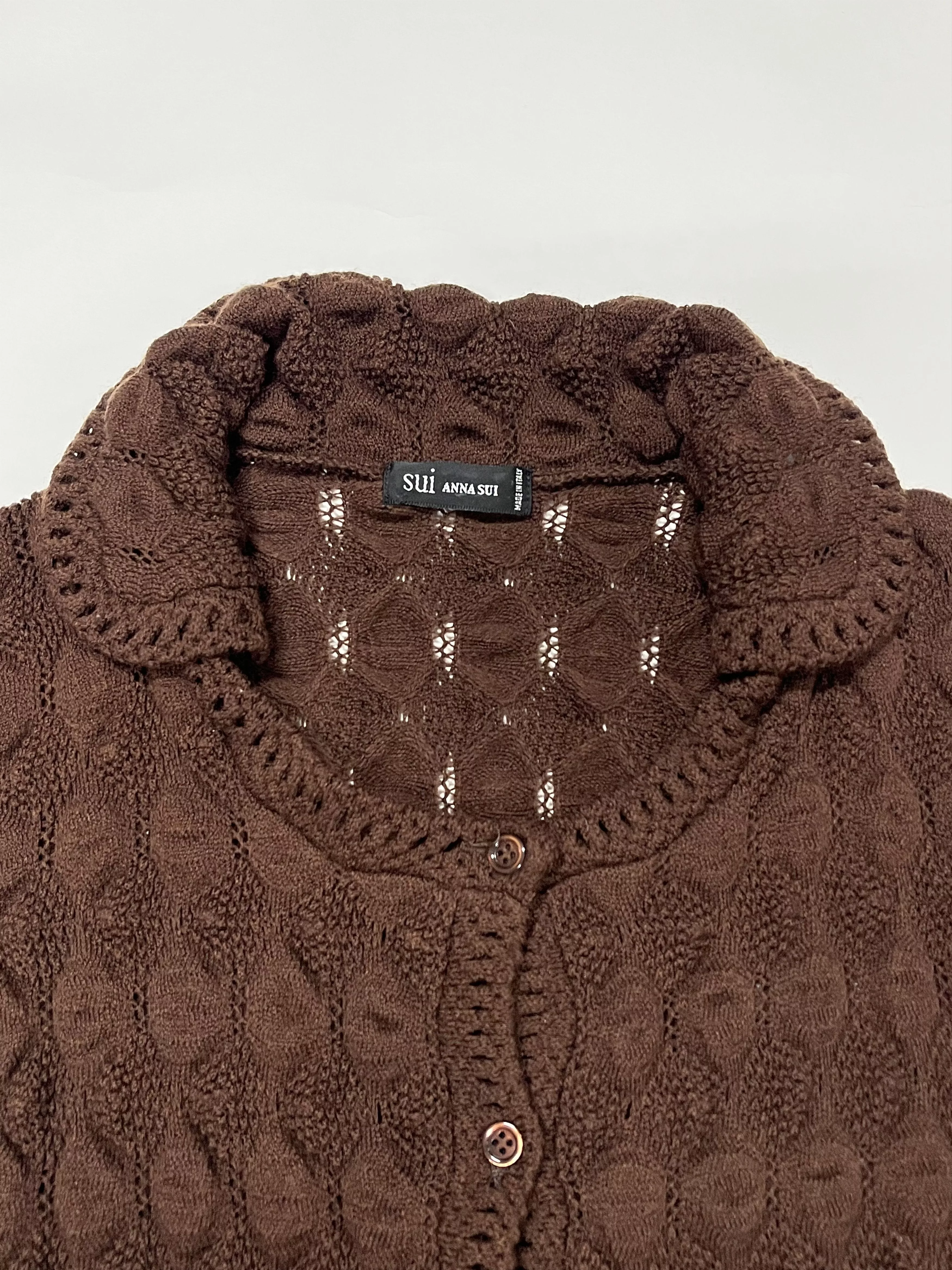 Anna Sui Button Ups Anna Sui Cardigan Brown