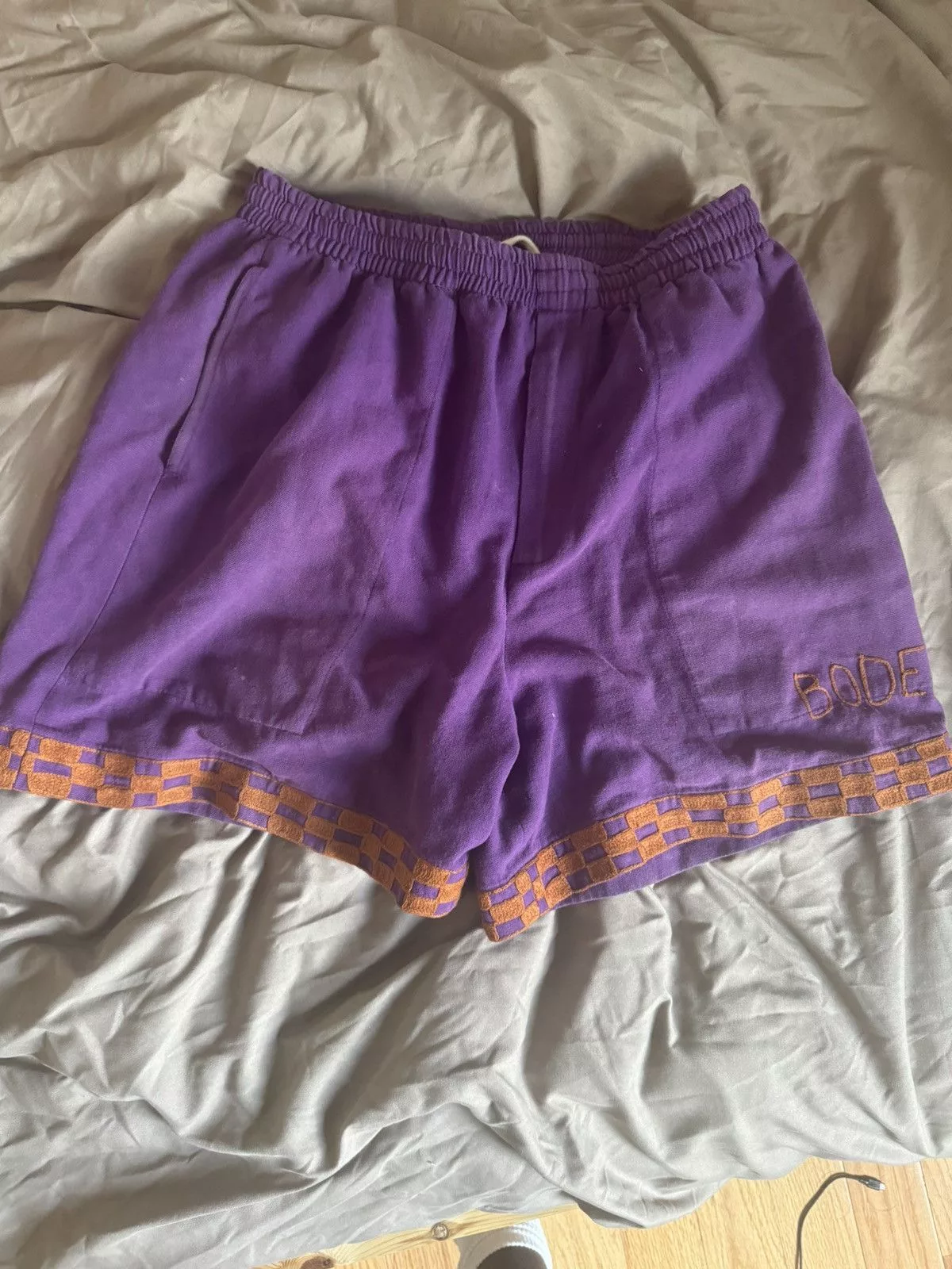 Bode Shorts Bode Purple