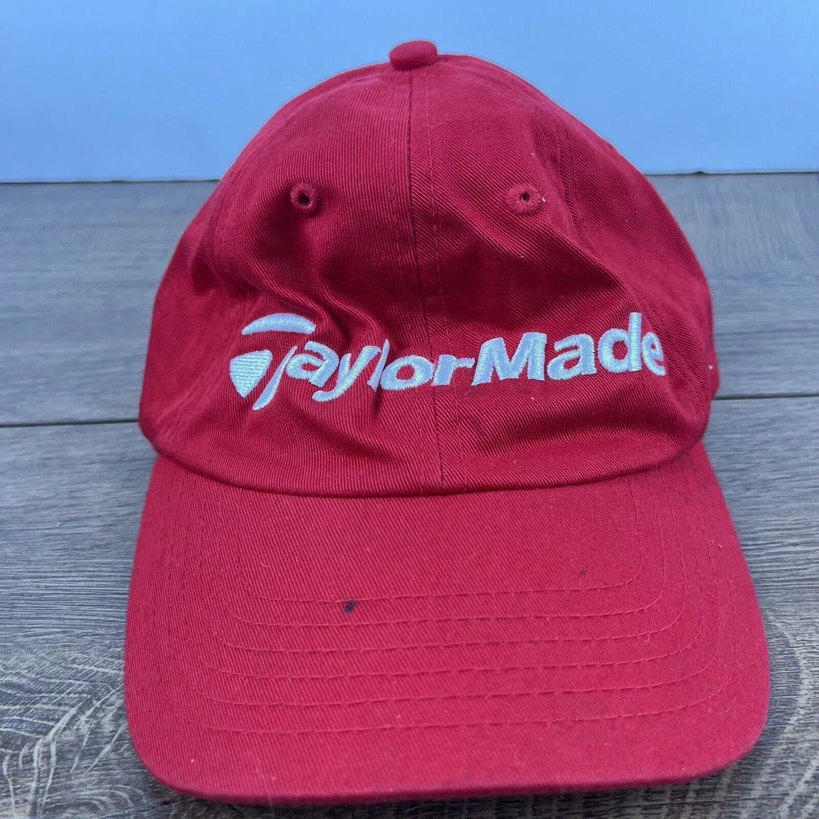 Other Hats Other TaylorMade Gold Hat Red Adjustable Hat Red TaylorMade Adult