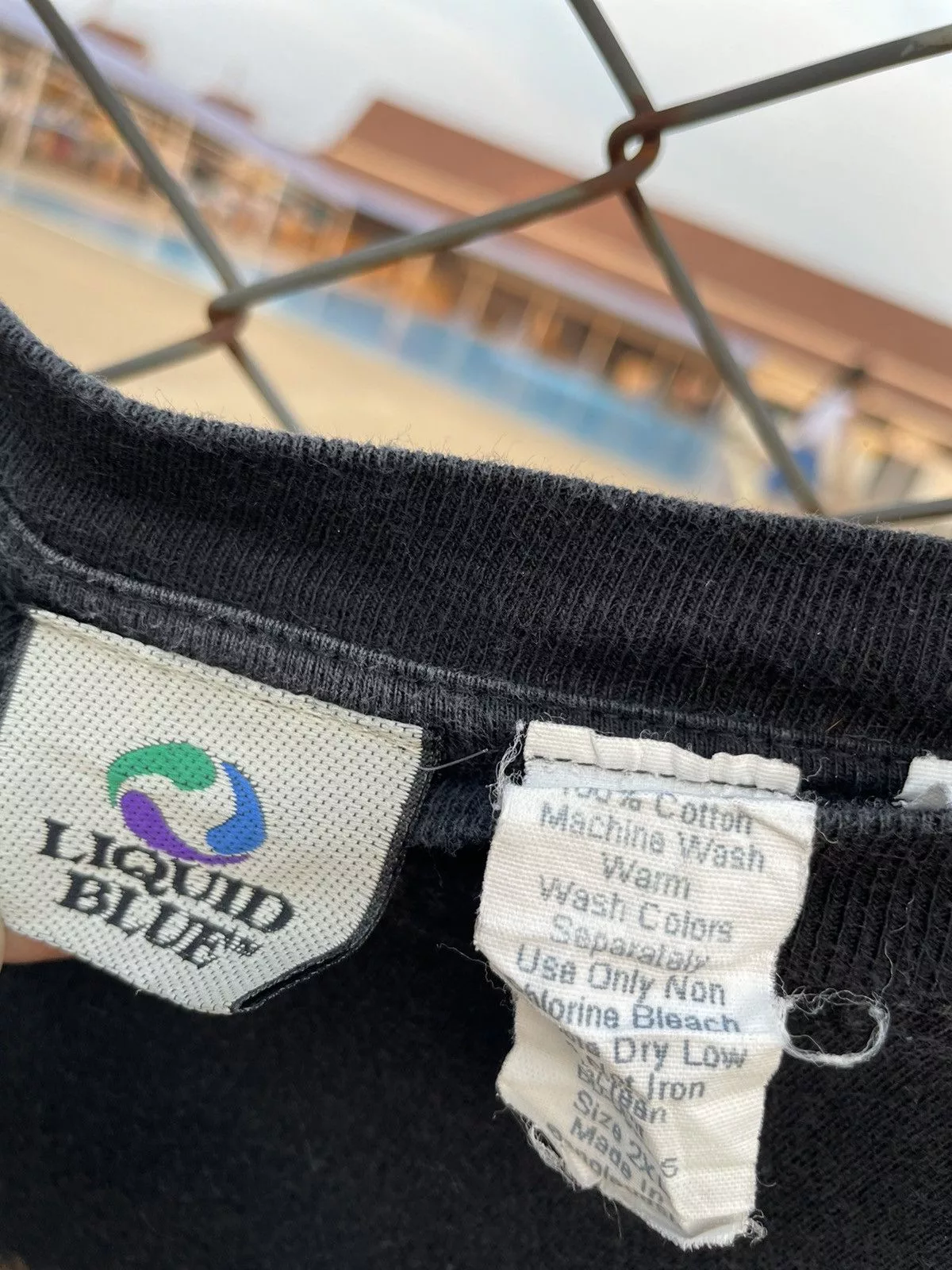 Liquid Blue Short Sleeve T Shirts Liquid Blue × Vintage Liquid Blue 1998 Black