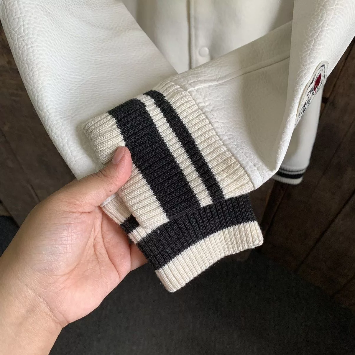 Other Light Jackets Other Brewer Coffee Varsity Jacket White Vintage