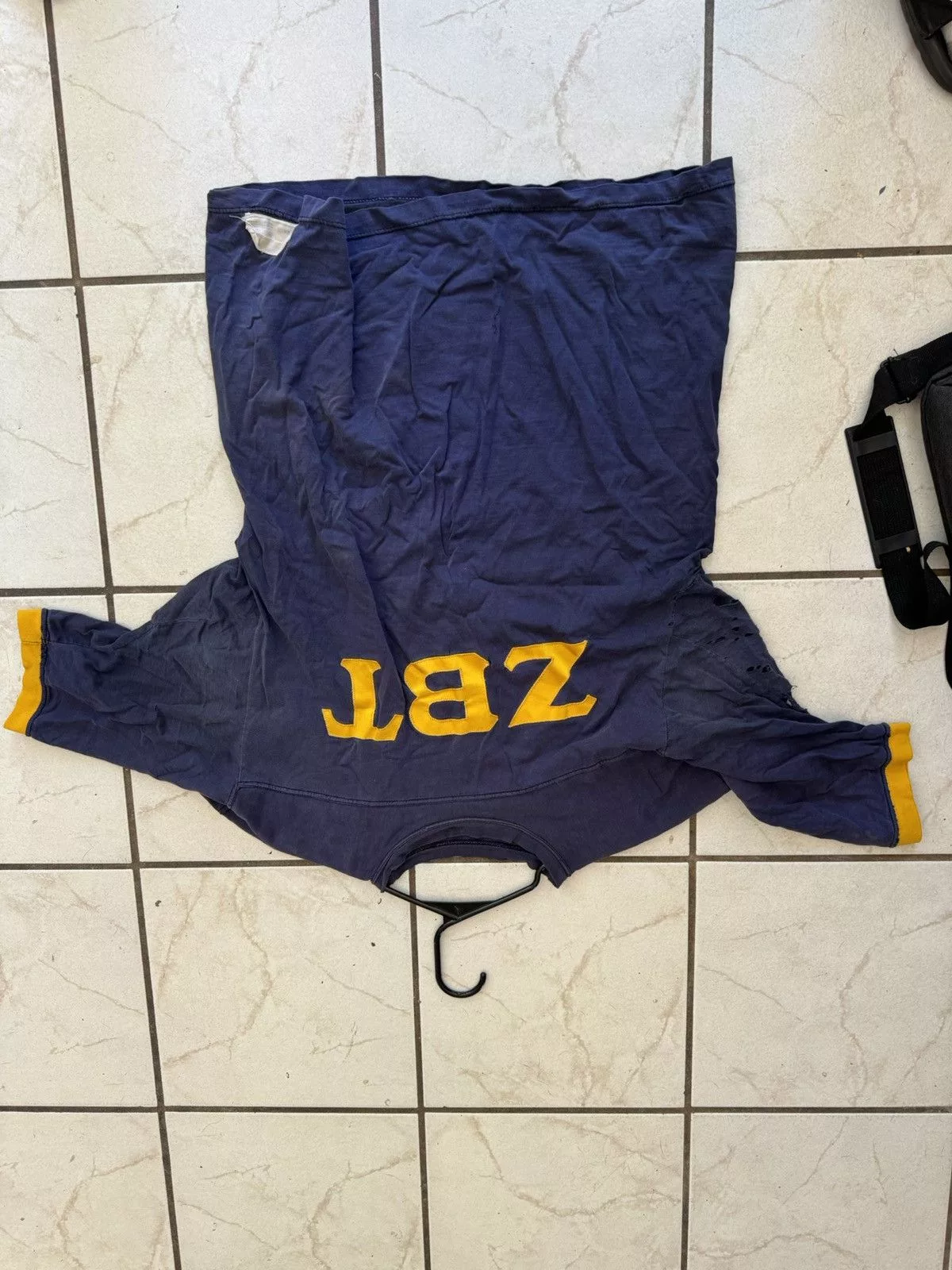 Vintage Jerseys Vintage 70s Russel fraternity jersey Blue