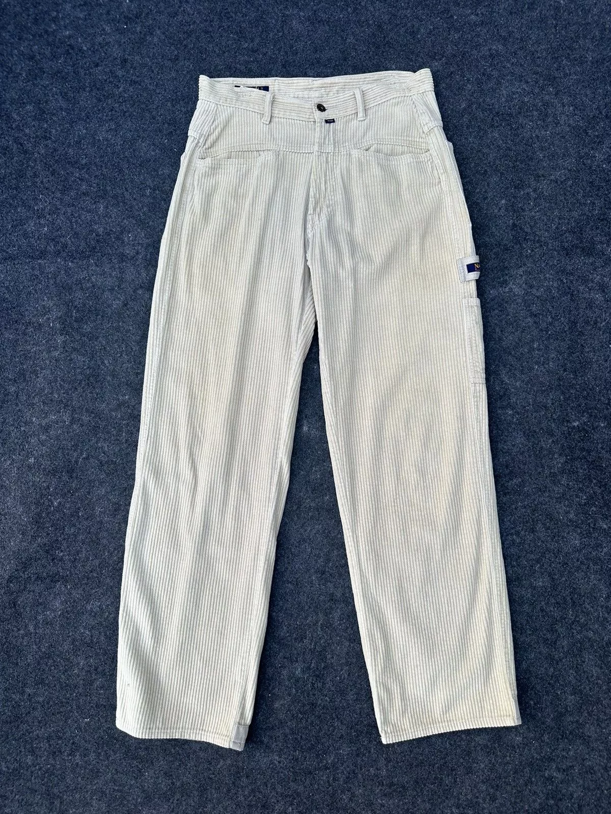 Nautica Denim Nautica × Vintage Vintage Nautica Marine Denim Carpenter Workwear Size 31 D87 White
